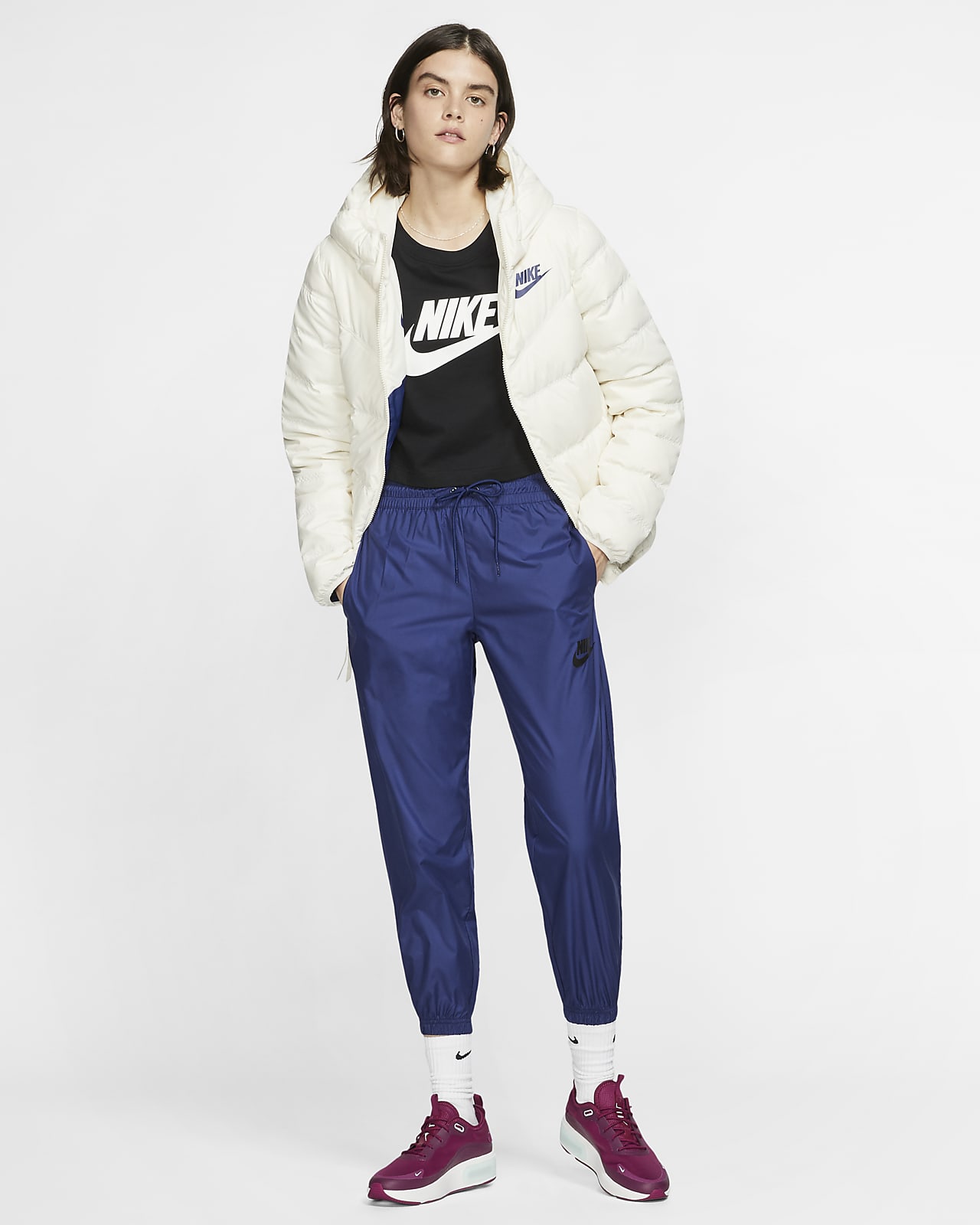 Nike Sportswear Windrunner Down Fill vendbar jakke til dame Nike Sportswear Windrunner Down Fill vendbar jakke til dame