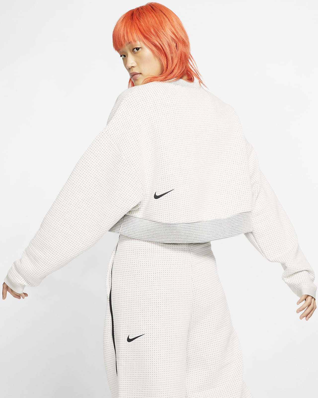 Nike Sportswear City Ready Women's Fleece Crew. Nike NO Nike W Plush Fleece Jacket | Hvit | Fleece Jackets | CJ6284