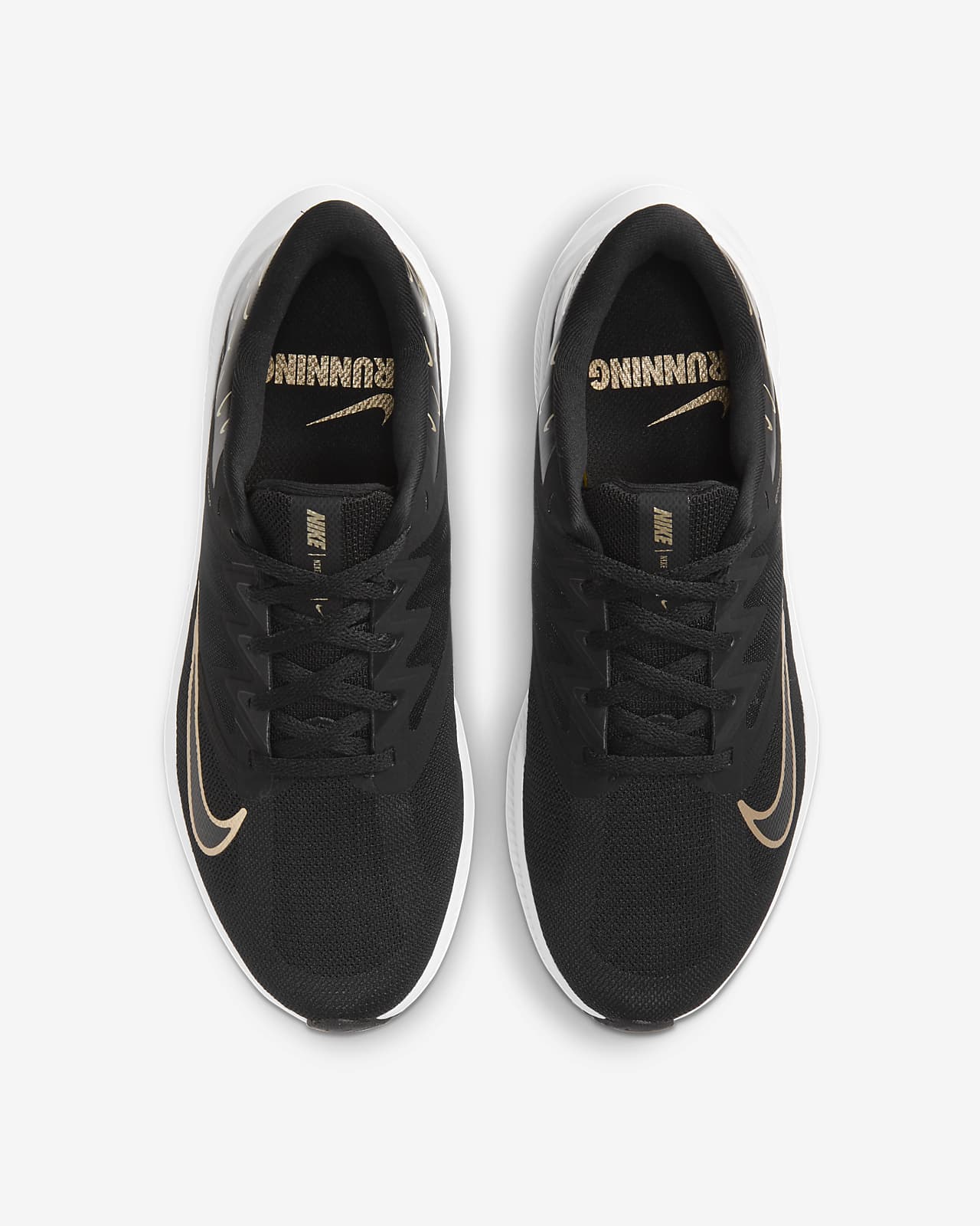 black and gold nike shoes womens