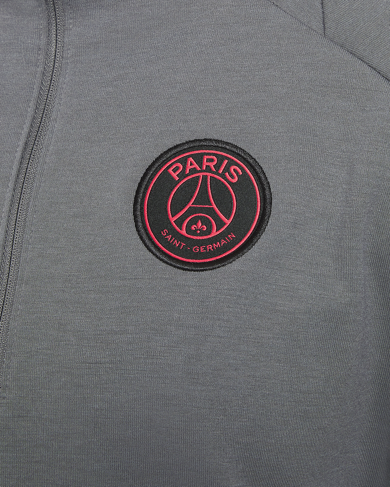 Sudadera de fútbol con gorro de tejido Fleece con cierre de 1/4 para mujer  Paris Saint-Germain. Nike.com