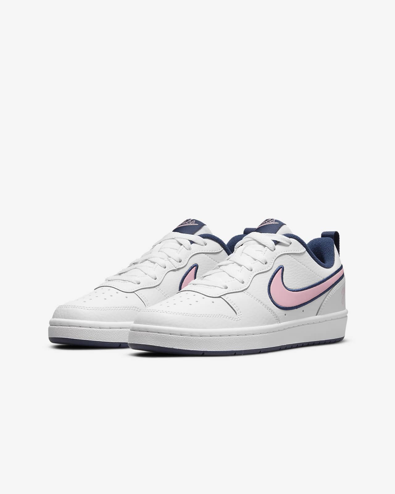 Tenis nike court borough low 2 se para niña clearance