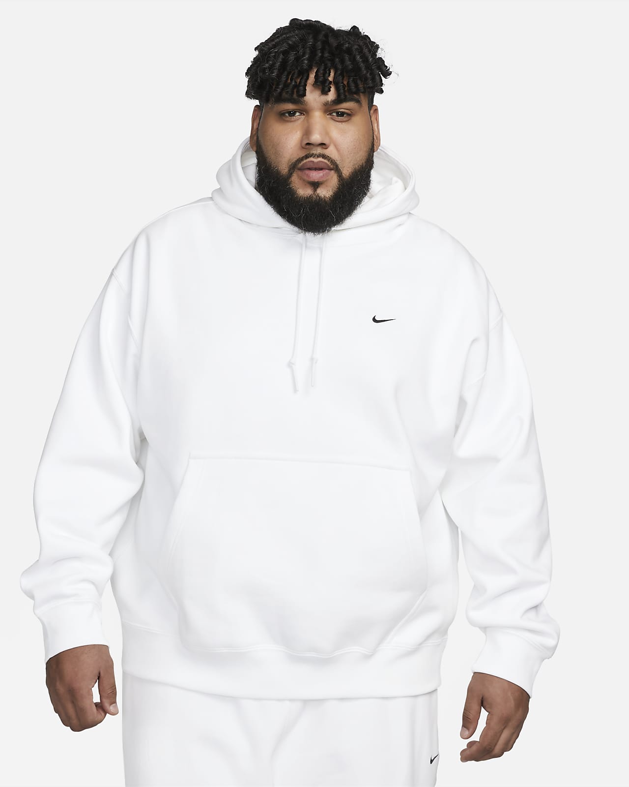 Nike Solo Swoosh Men's Fleece Pullover Hoodie. Nike SA