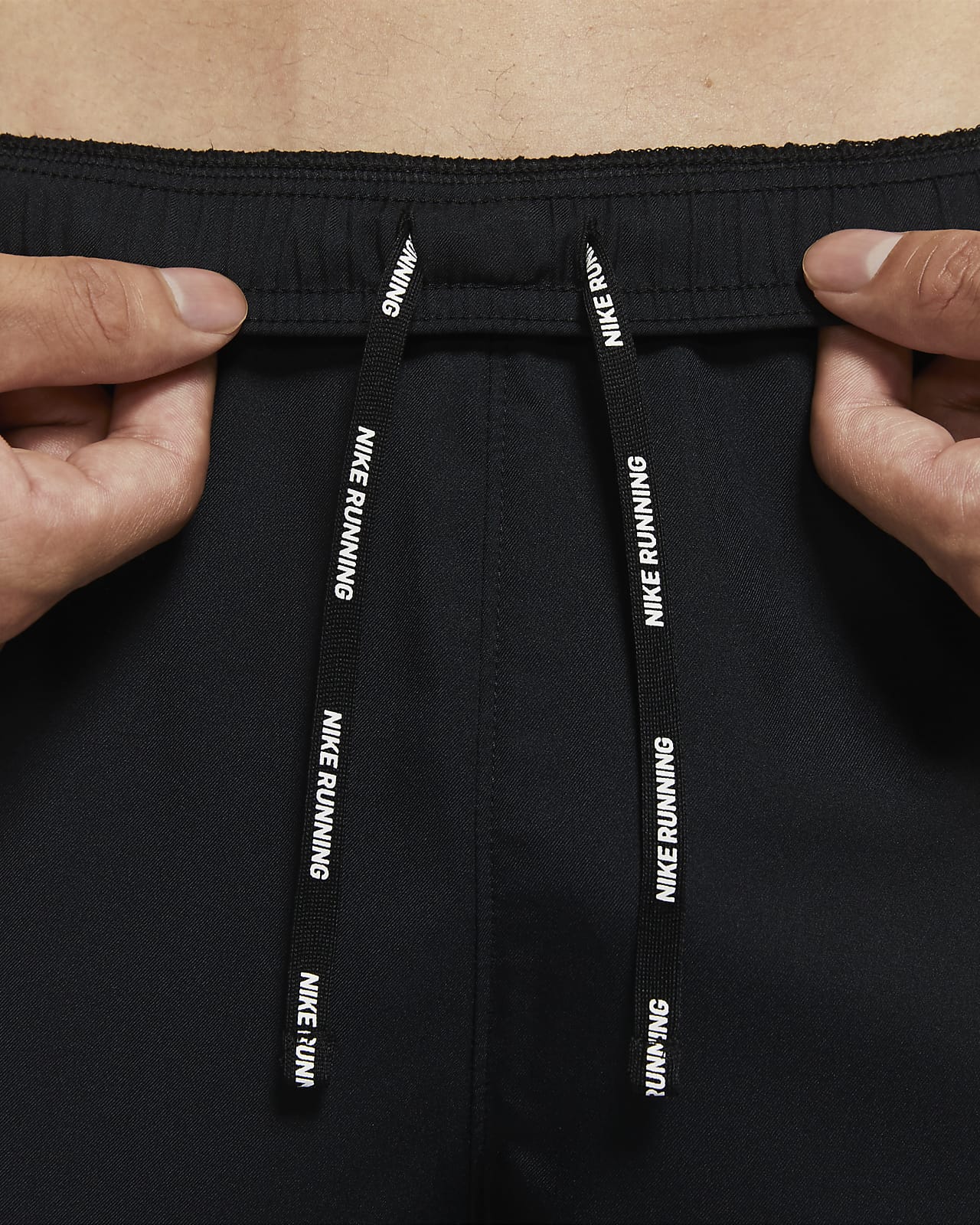 nike running wild run essential joggers in black