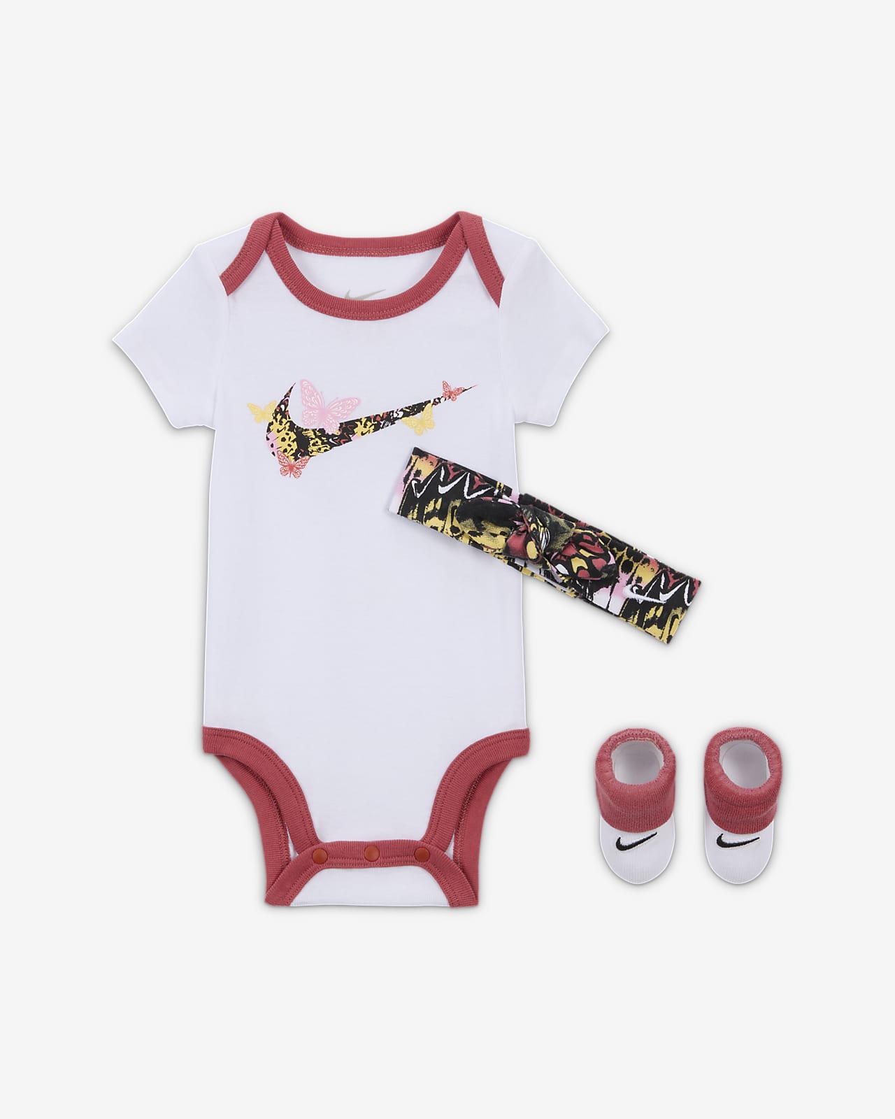 Conjunto de 3 piezas en caja para bebé Nike Metamorph