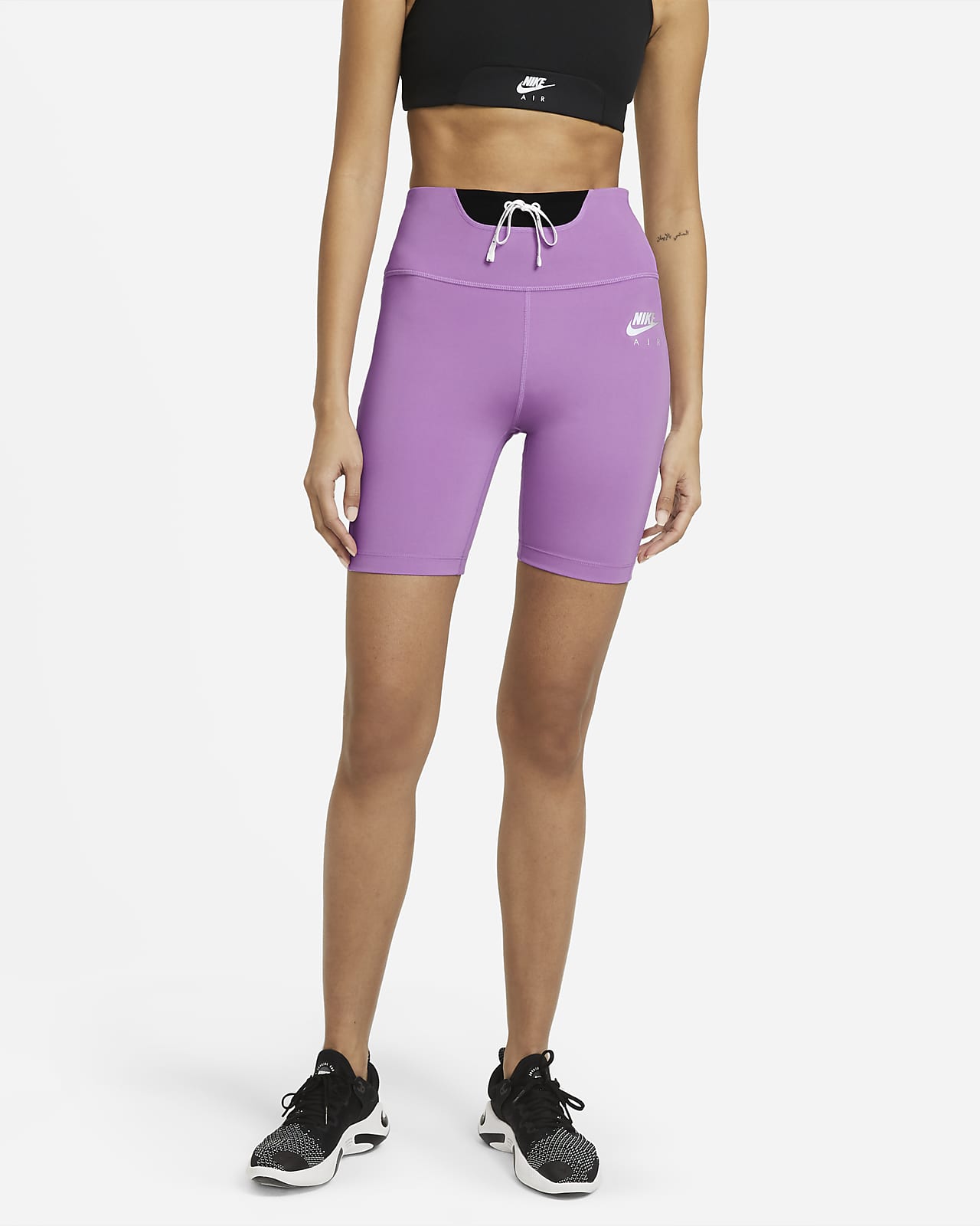 purple nike running shorts