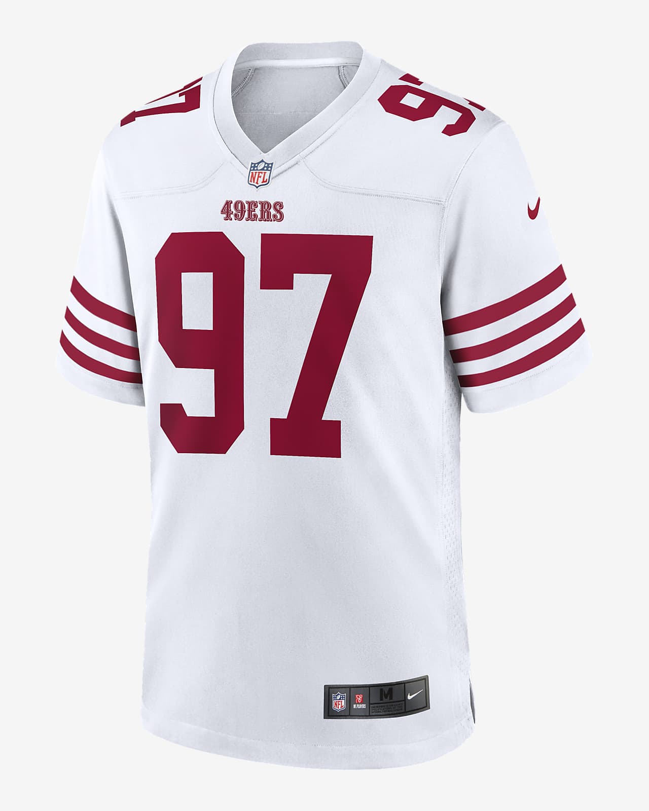 Men's San Francisco 49ers Nick Bosa Nike White Alternate