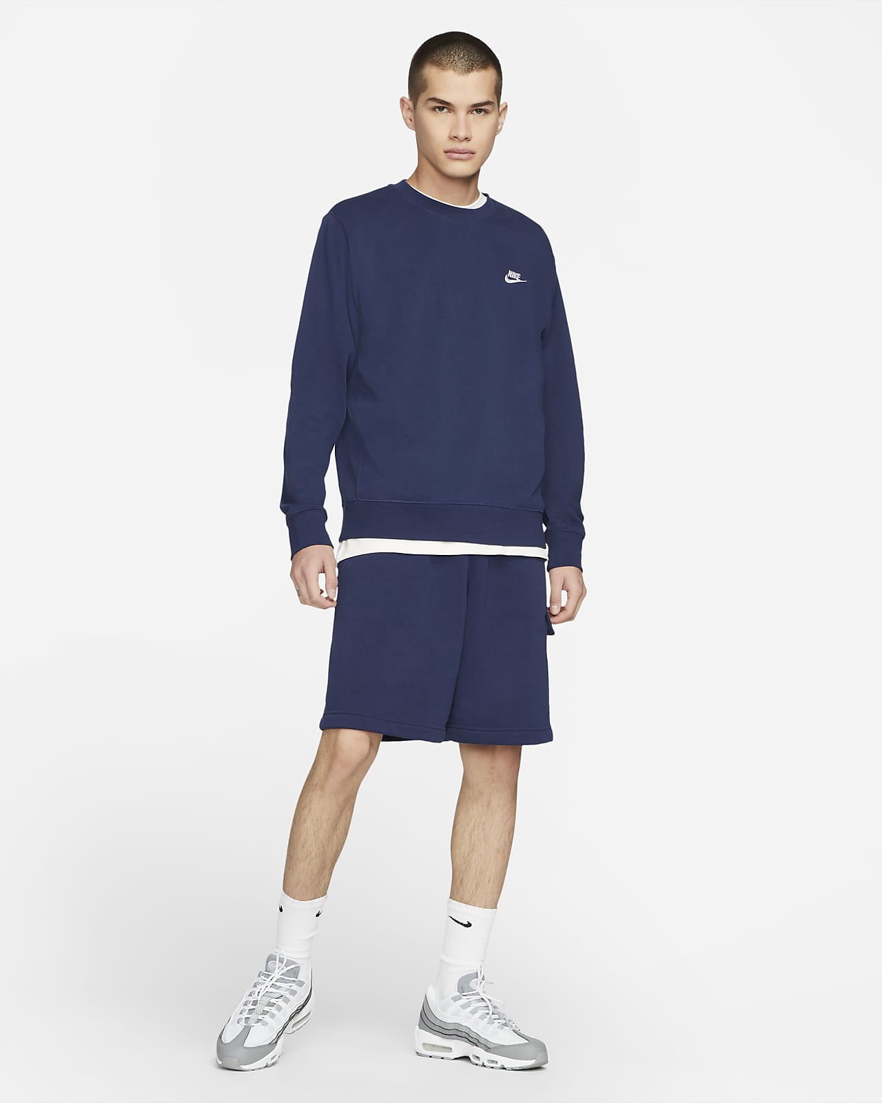 Men's Nike Sportswear Club Gradient French Terry Crewneck Sweatshirt