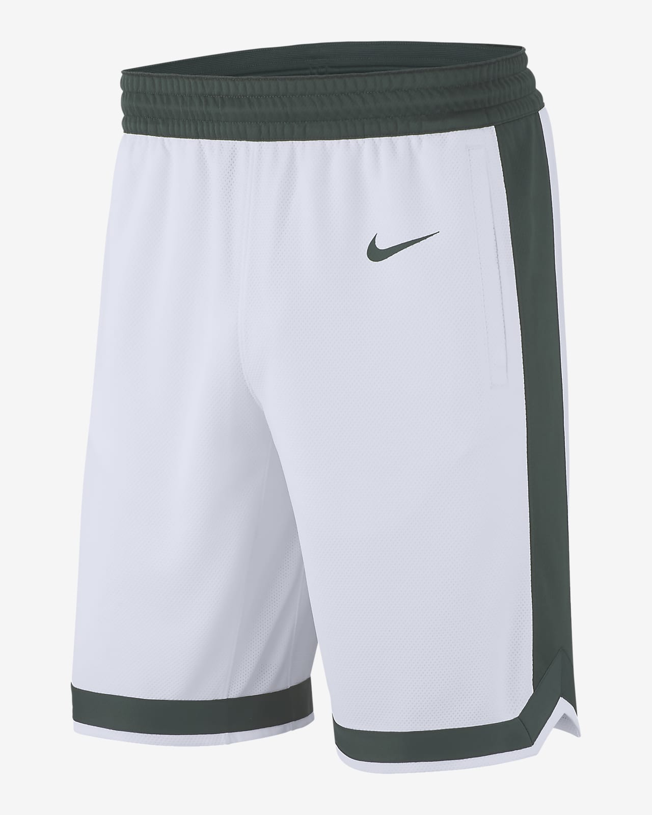 21 Michigan State Spartans Nike Replica Basketball Jersey - White/Green