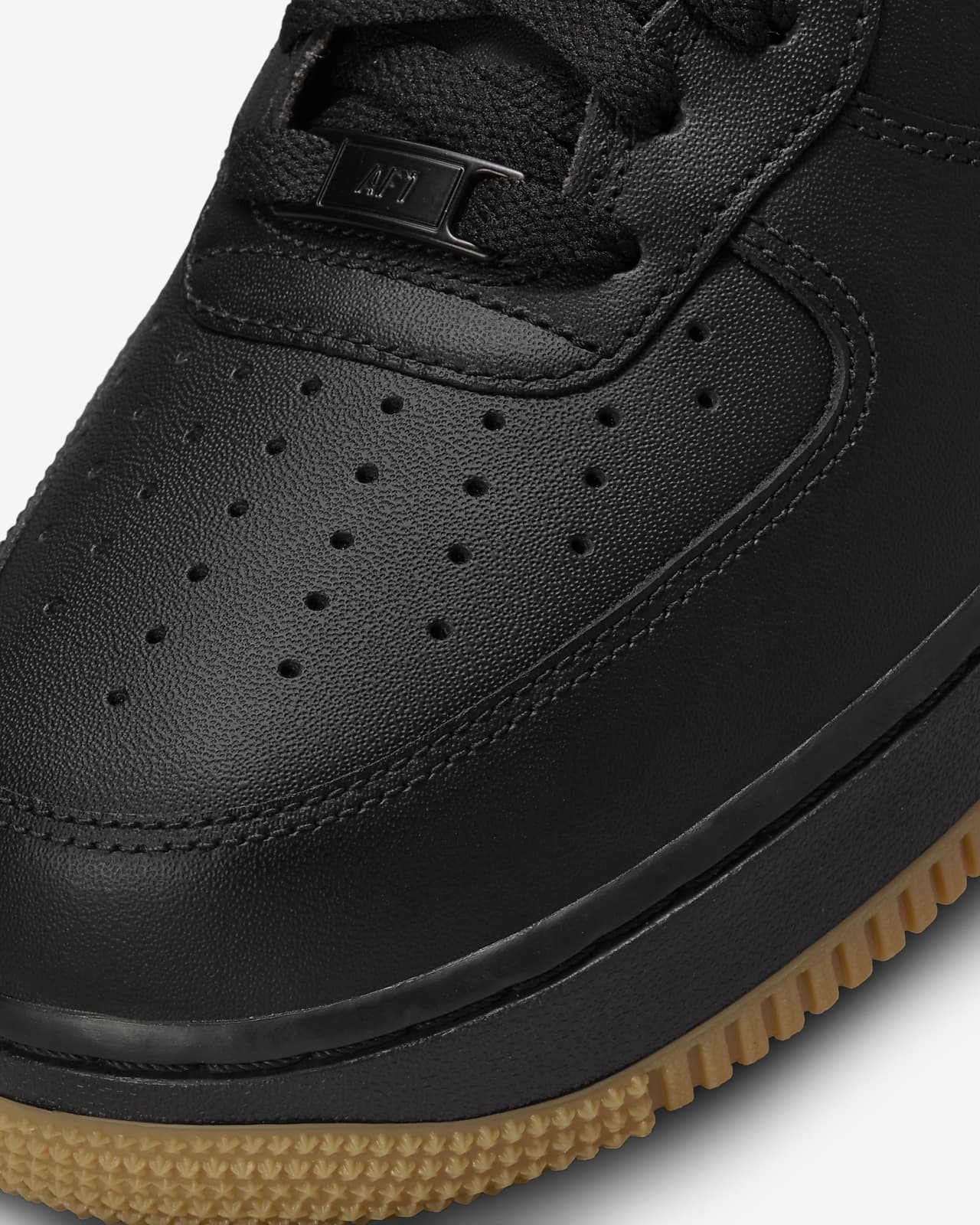 Black gum sole shop air force 1