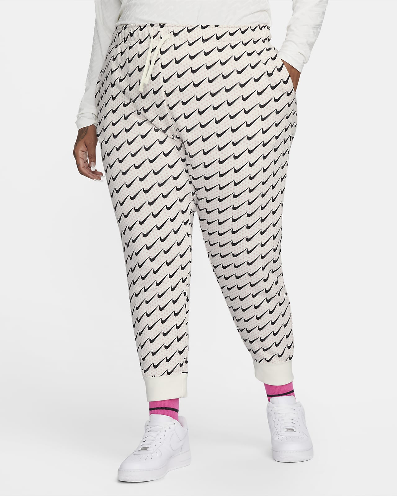 Nike womens mid rise plus jogger pant Sale