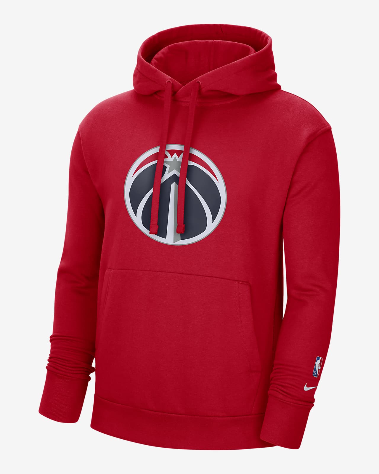 Sudadera con gorro sin cierre de tejido Fleece Nike NBA para hombre  Washington Wizards Essential. Nike.com