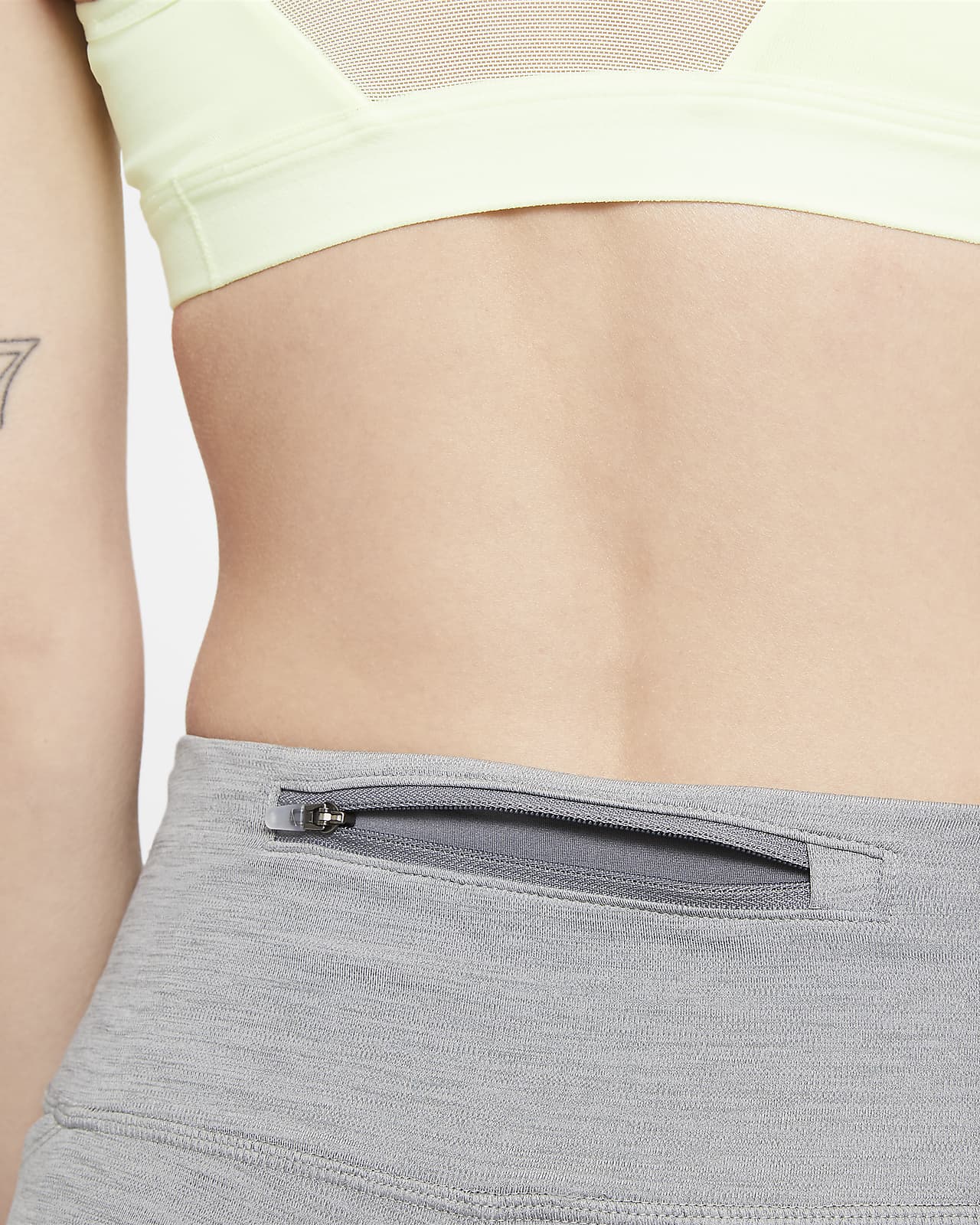 nike fast black crop running leggings