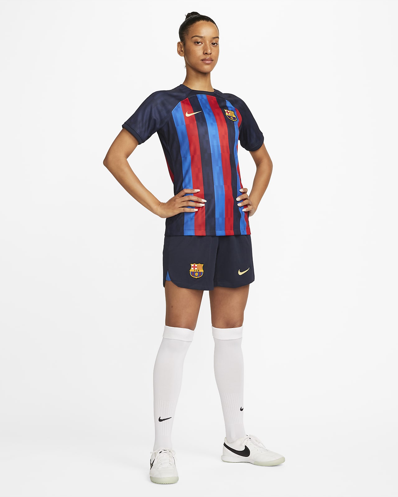 Serena Reportero solo Primera equipación Stadium FC Barcelona 2022/23 Pantalón corto de fútbol  Nike Dri-FIT - Mujer. Nike ES