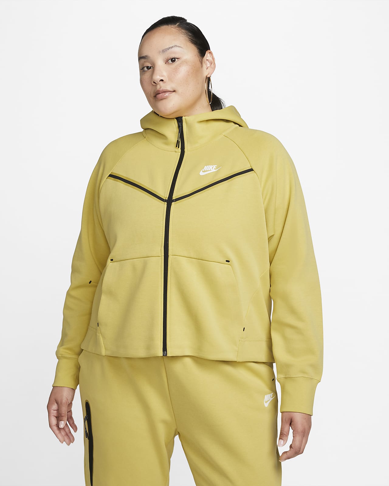 Mujer distrito Ondas Nike Sportswear Tech Fleece Windrunner Women's Full-Zip Hoodie (Plus Size).  Nike.com