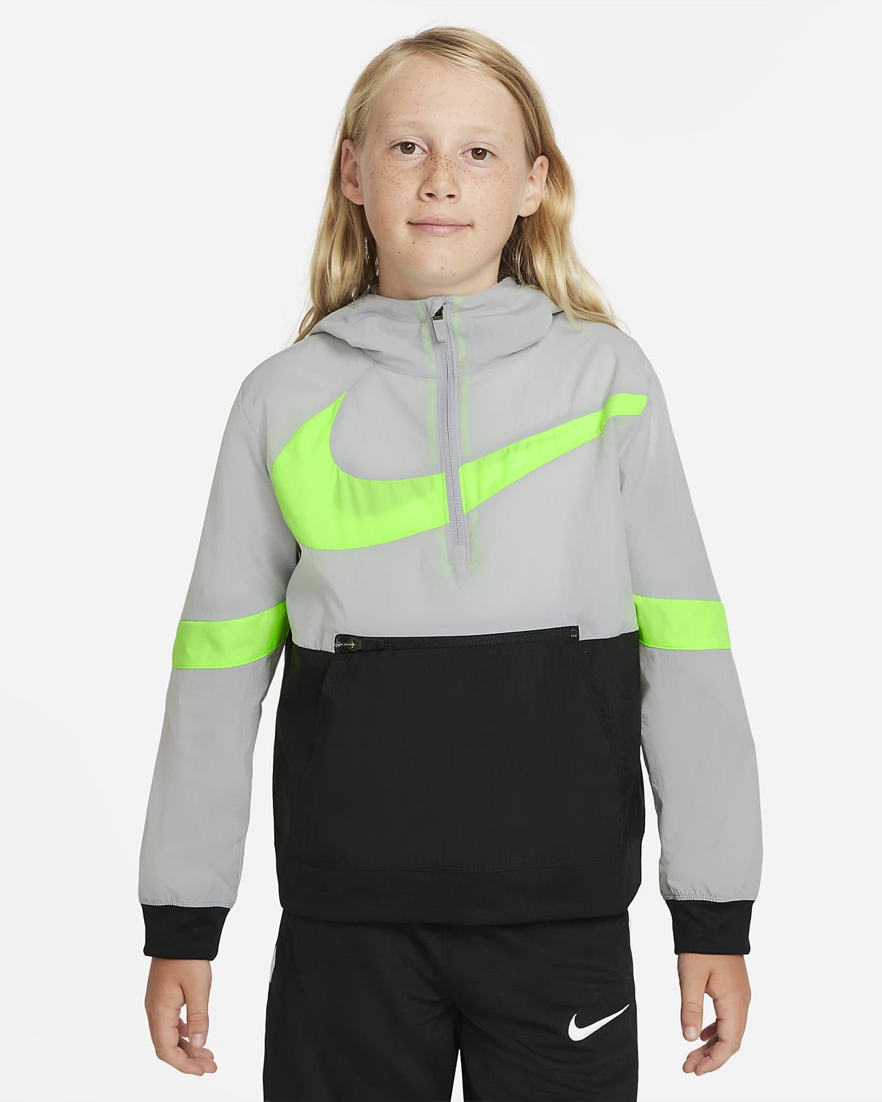 Nike Sportswear Hooded kids jack Jongens Grijs | Bestel online »  Intersport.nl