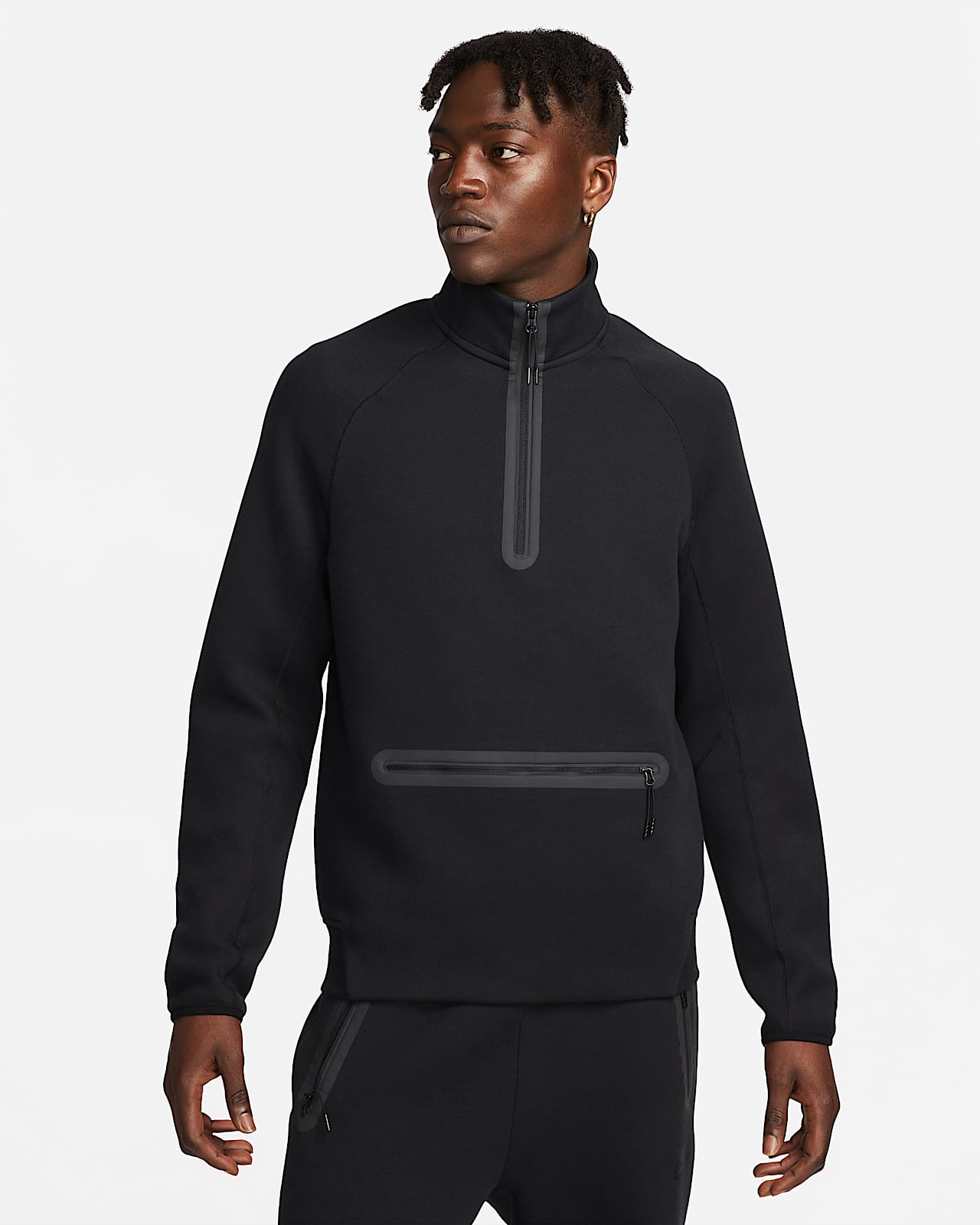 Sweatshirt à Fermeture éclair - Coupe Classique - Col Tissé - Poids 241 G - Basique Et Confortable