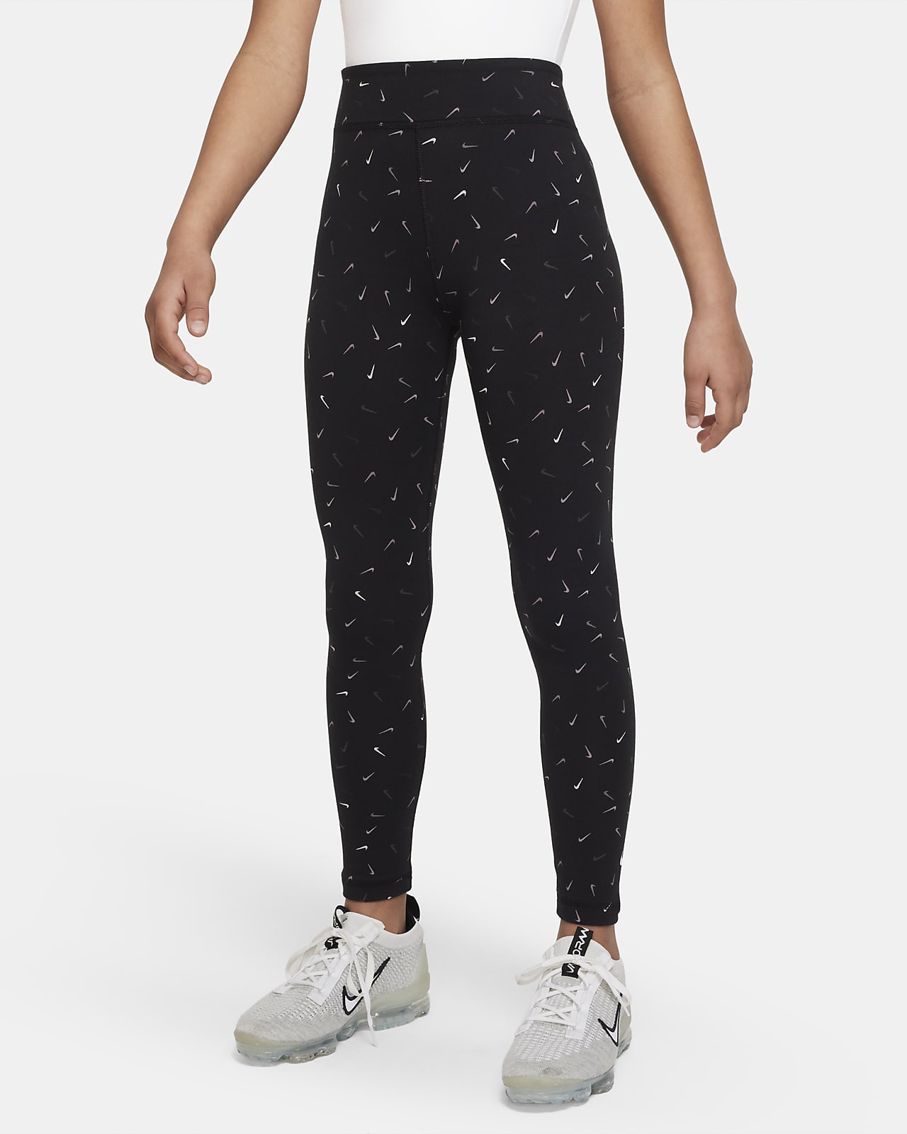 Nike Sportswear Essential Legging met halfhoge taille voor meisjes