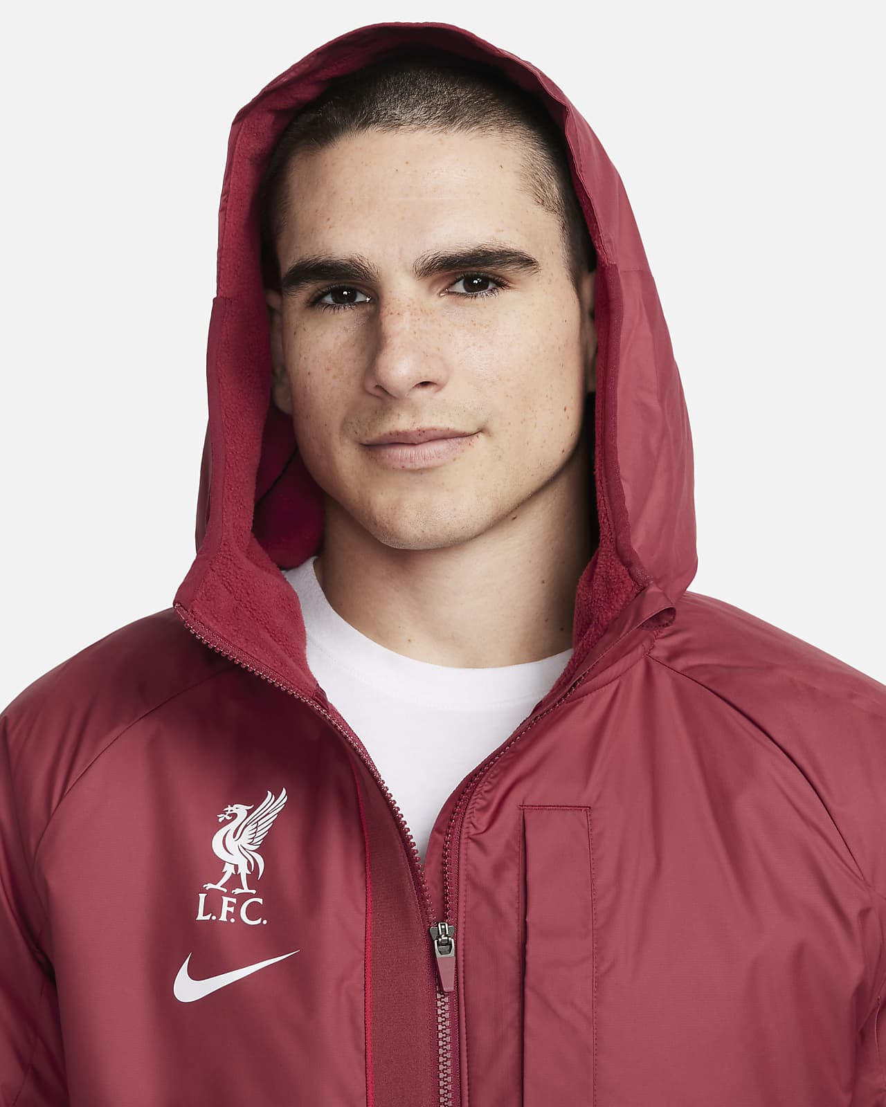 Chamarra de fútbol Nike acondicionada para el invierno para hombre  Liverpool FC AWF