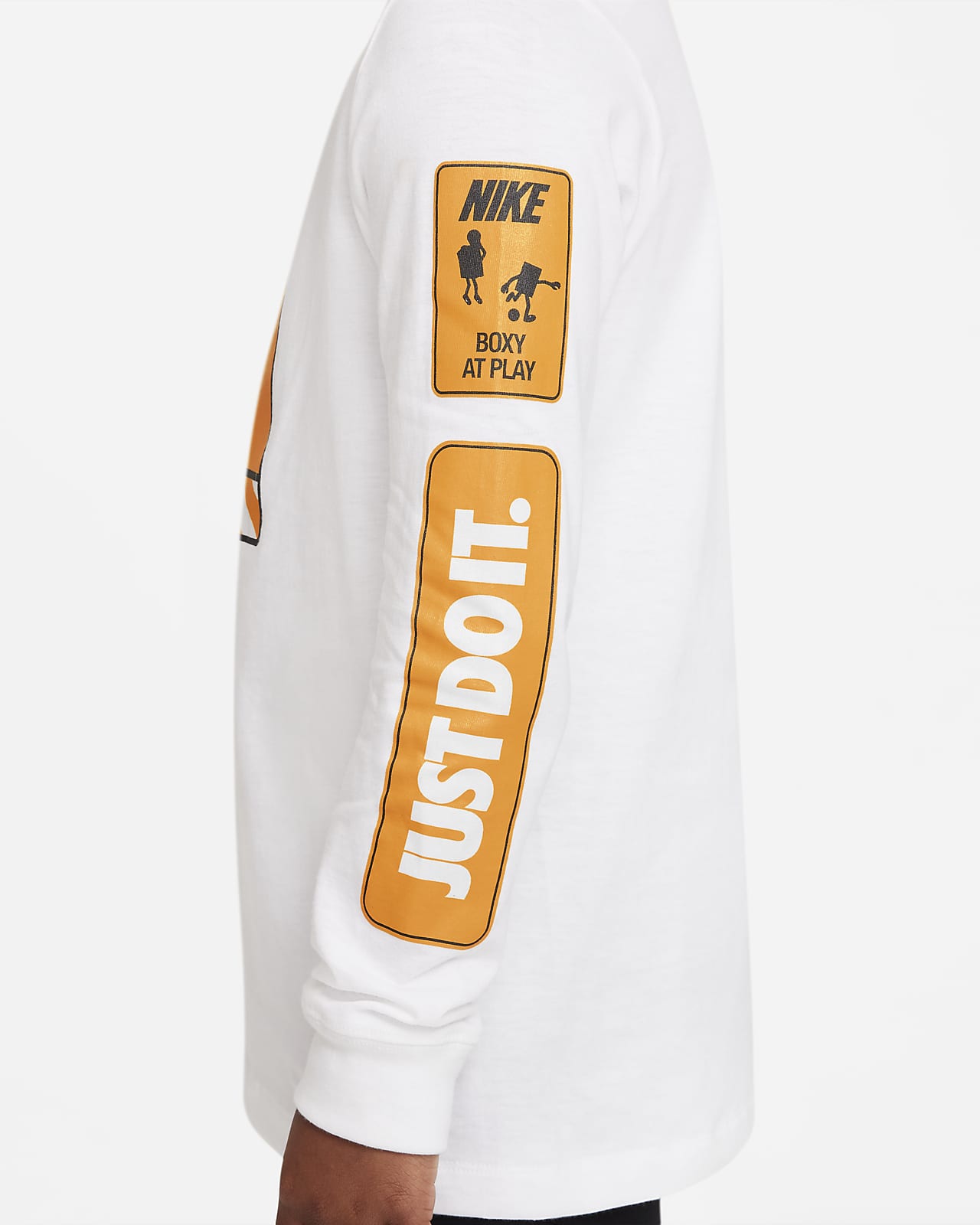Playera de manga larga para niño talla grande Nike Sportswear. Nike.com