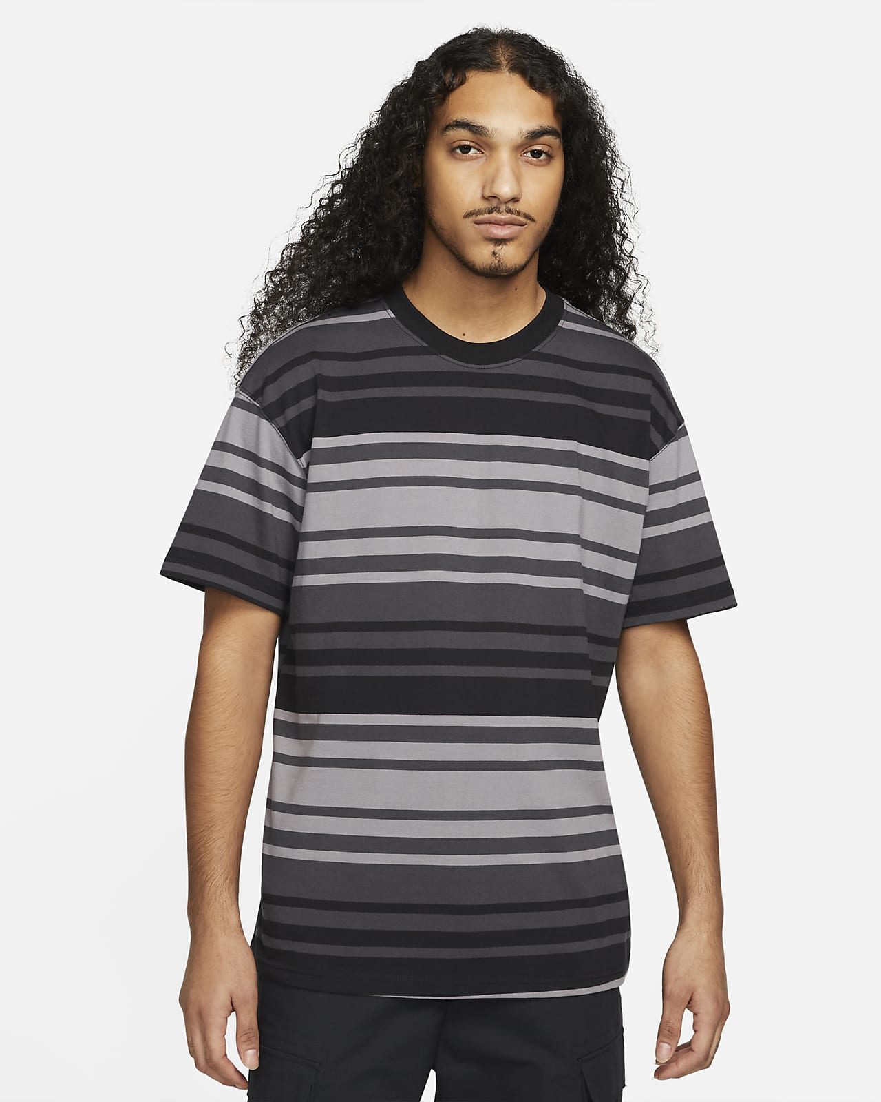 Nike SB Gestreept skateshirt. Nike BE