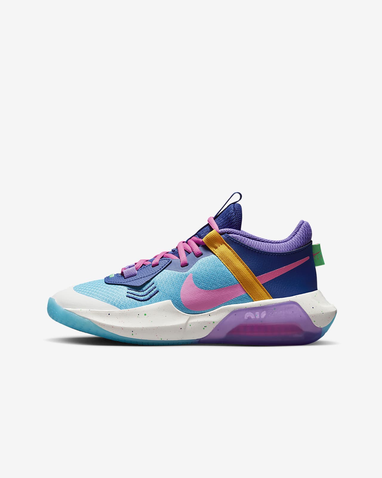 purple nike air basketball shoes