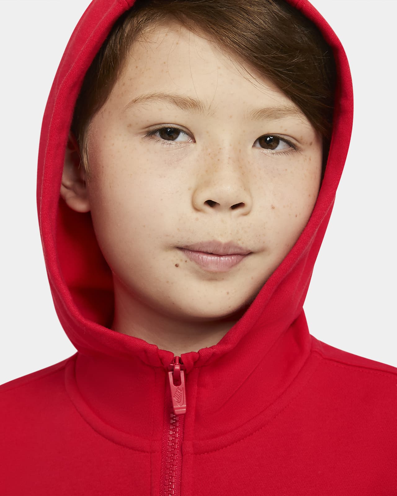 Nike Sportswear Club Yarım Fermuarlı Genç Çocuk (Erkek) Kapüşonlu Üst. Nike  TR