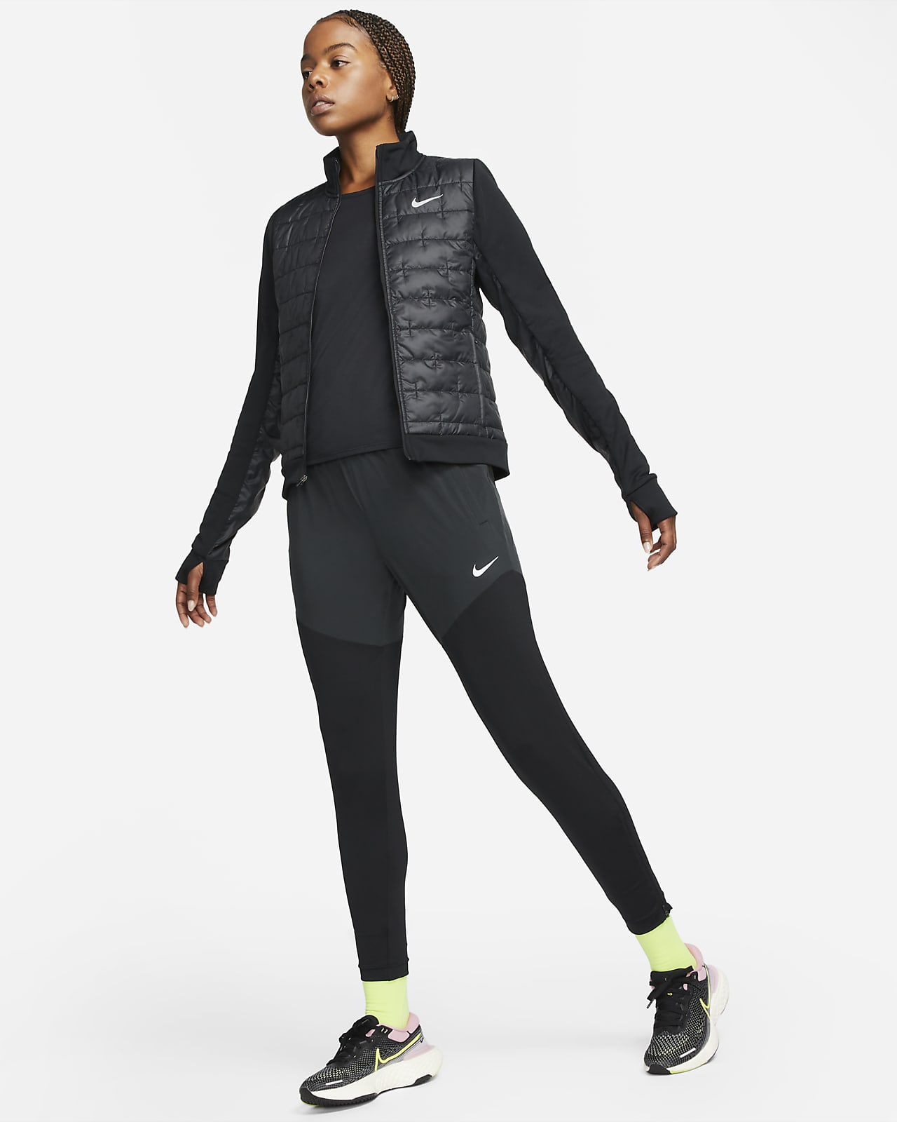 Veste de running sans manches à garnissage synthétique Nike Therma-FIT pour  Femme