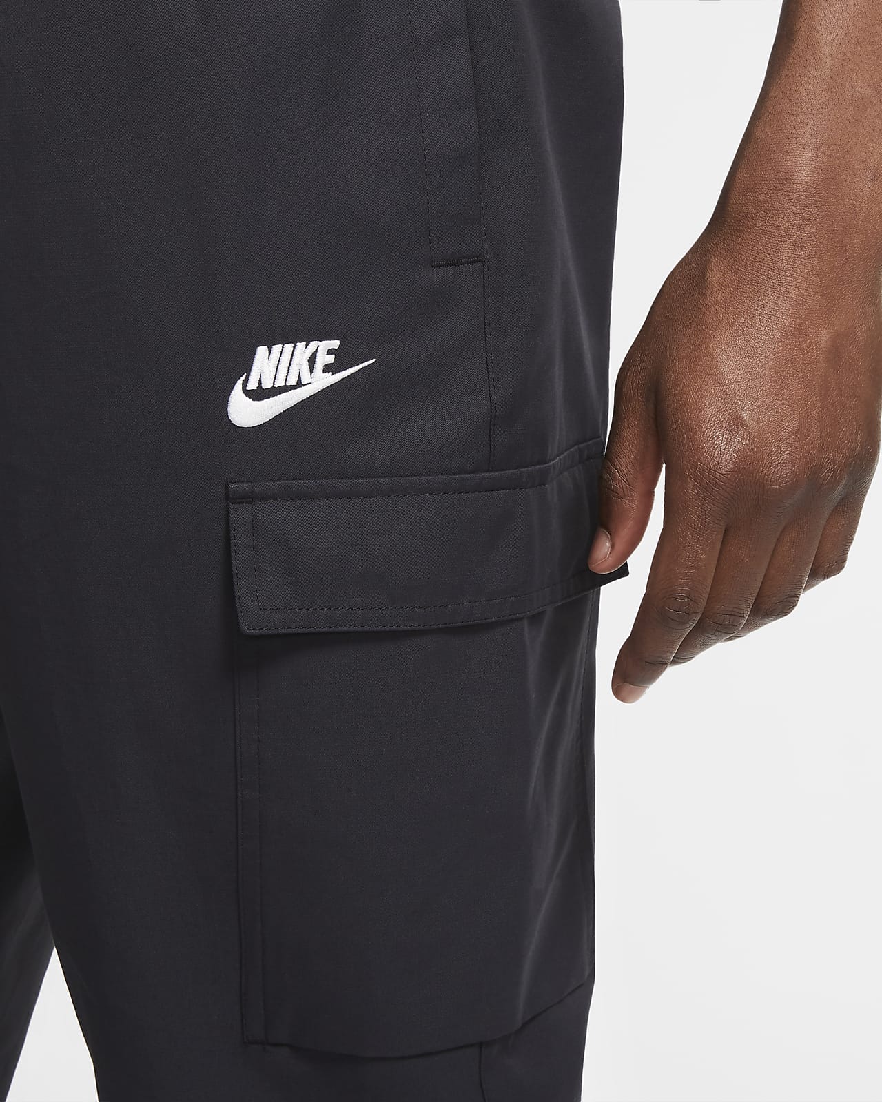 Nike Mens Nike Solo Swoosh Track Pants - Mens White/Black Size XL |  CoolSprings Galleria
