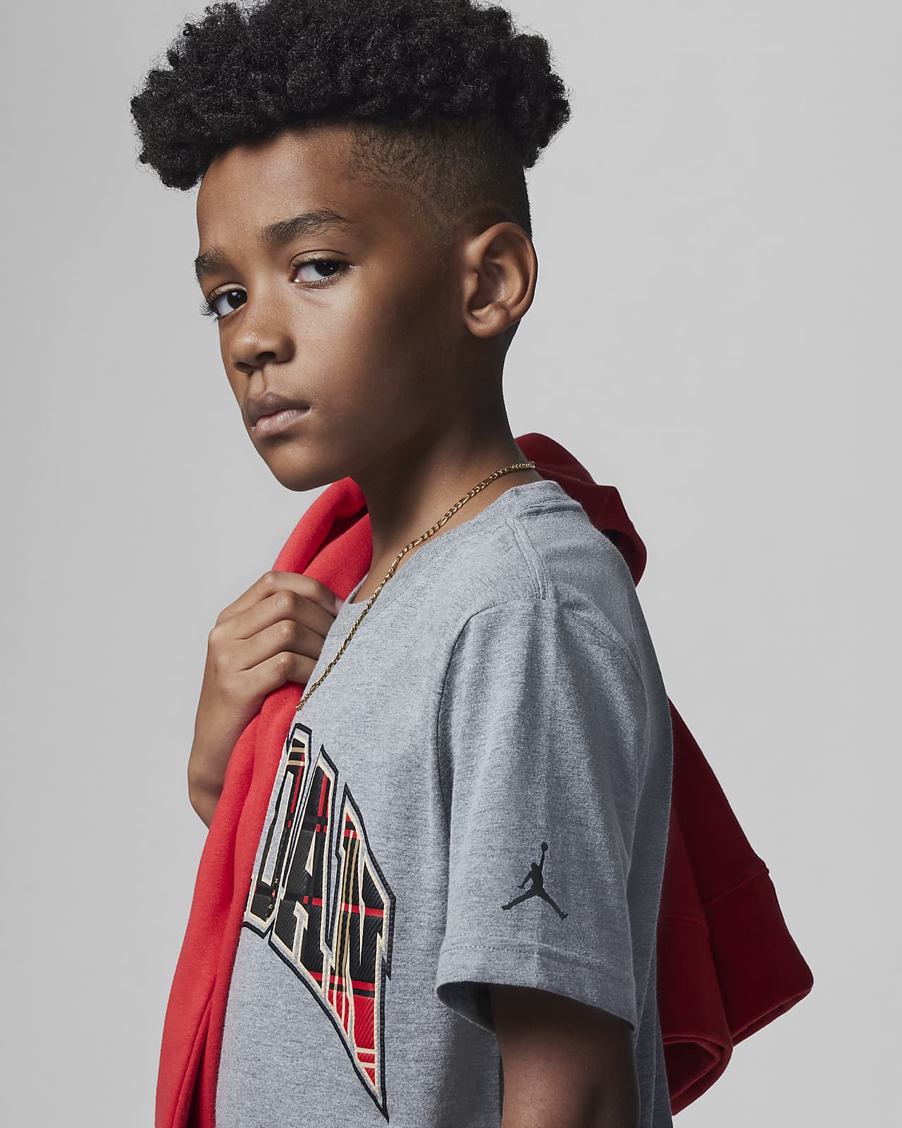 Jordan Essentials Plaid Tee Big Kids' T-Shirt. Nike.com