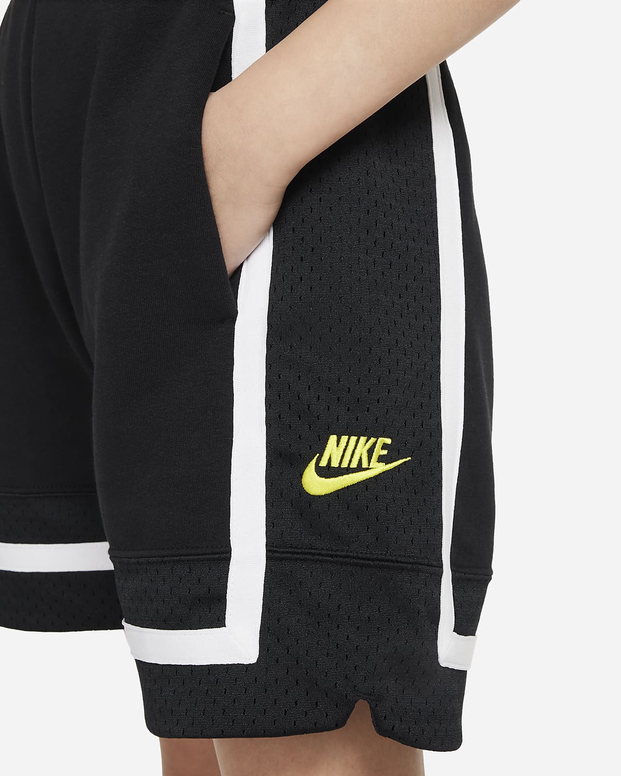 Shorts de básquetbol de tejido Fleece para niño talla grande Nike Culture  of Basketball. 