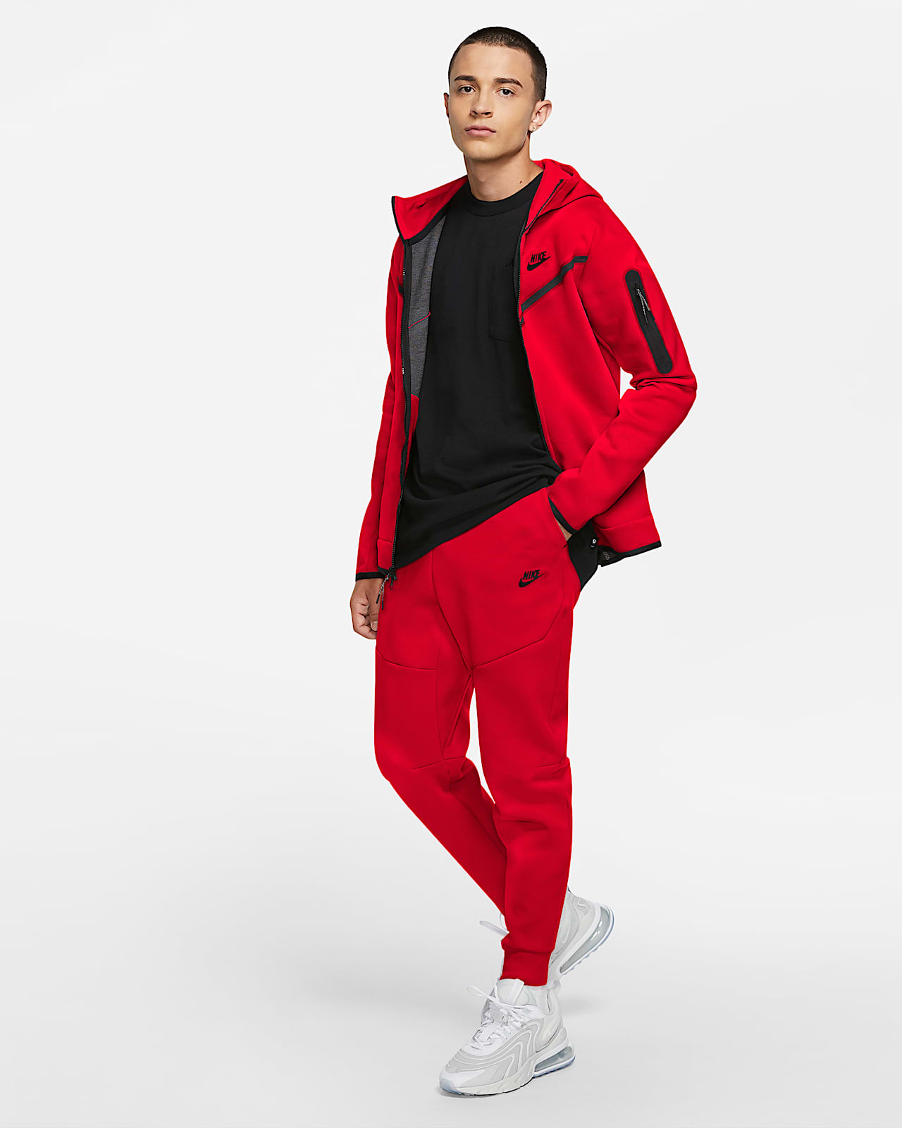 Nike tech fleece rojo Clearance