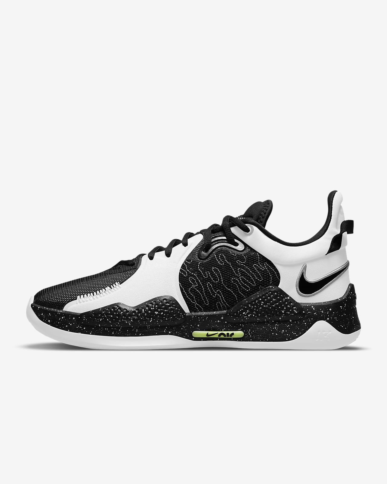 black and white youth basketball shoes