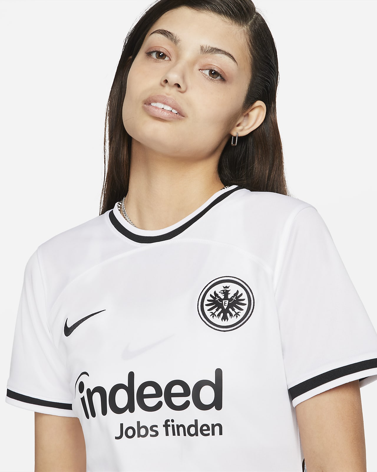 Eintracht Frankfurt 2022/23 Stadium Home Women's Nike Dri-FIT Football Shirt. Nike