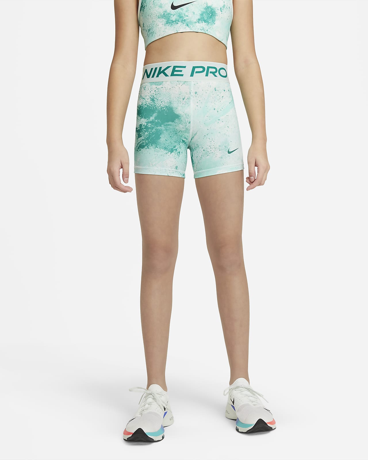 Nike Pro Big Kids Girls Tie Dye 3 Shorts Nike Com