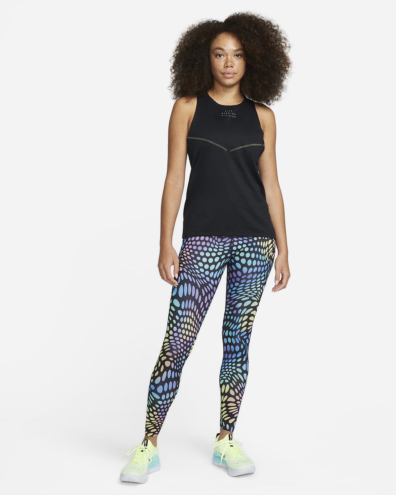 Nike Dri-FIT Run Division Women's Mid-Rise Running Leggings - Black