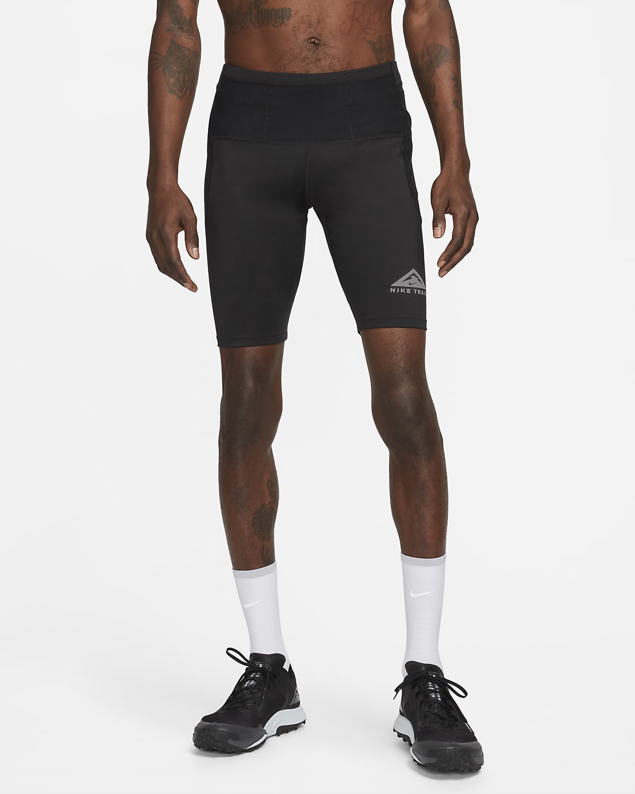Męskie legginsy do biegania o długości 1/2 Dri-FIT Nike Trail Lava