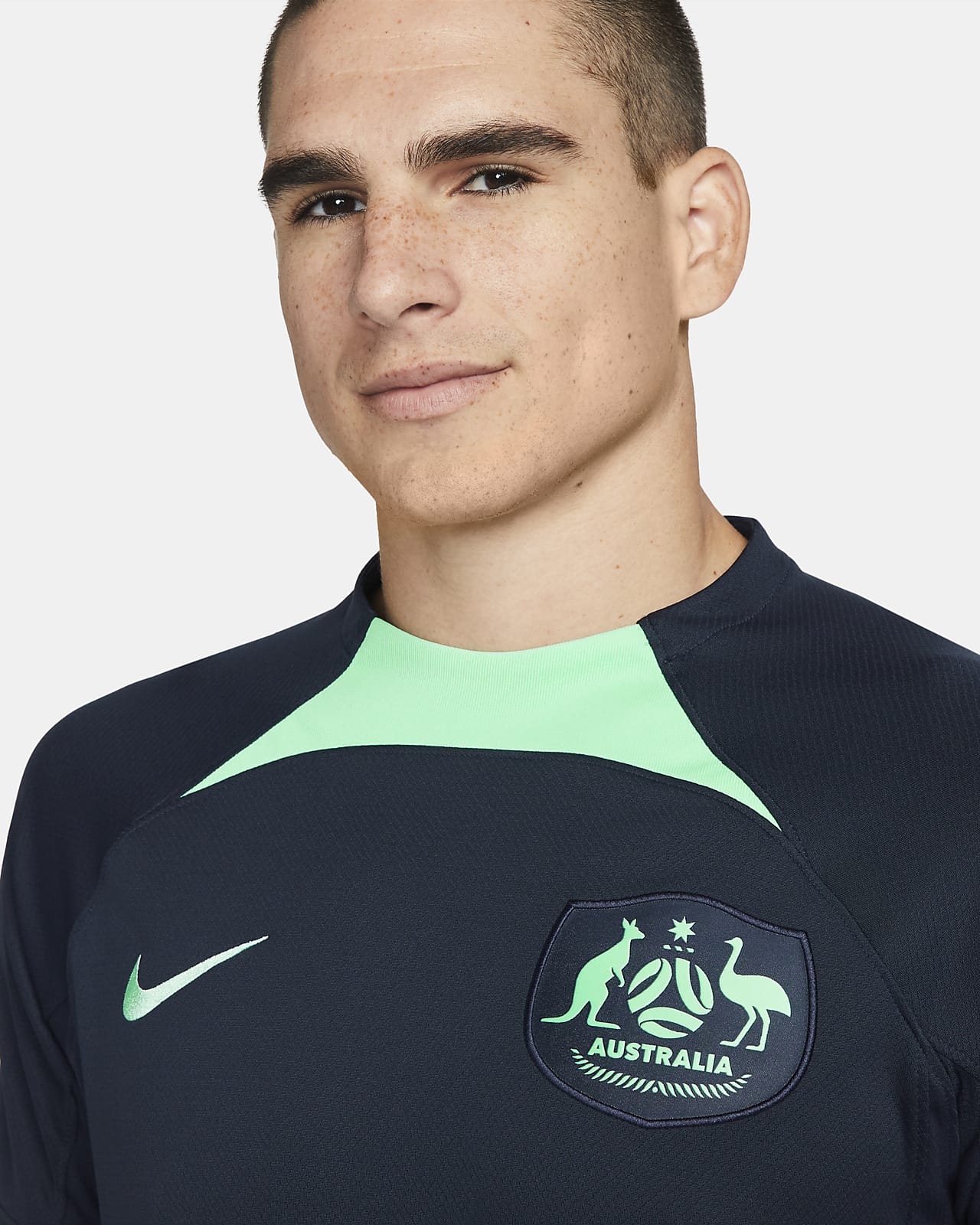 Australia 2022/23 Away Men's Nike Dri-FIT Shirt. Nike AE