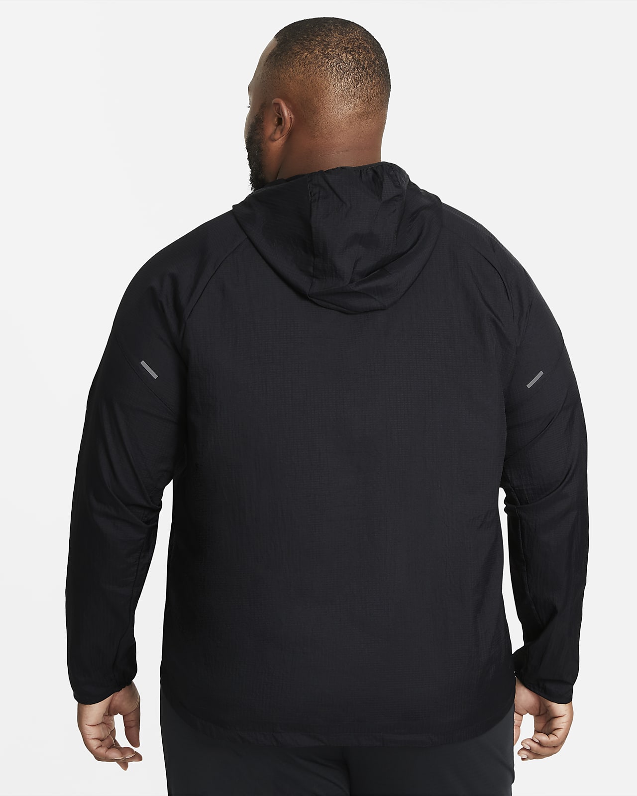 nike running jacket grey