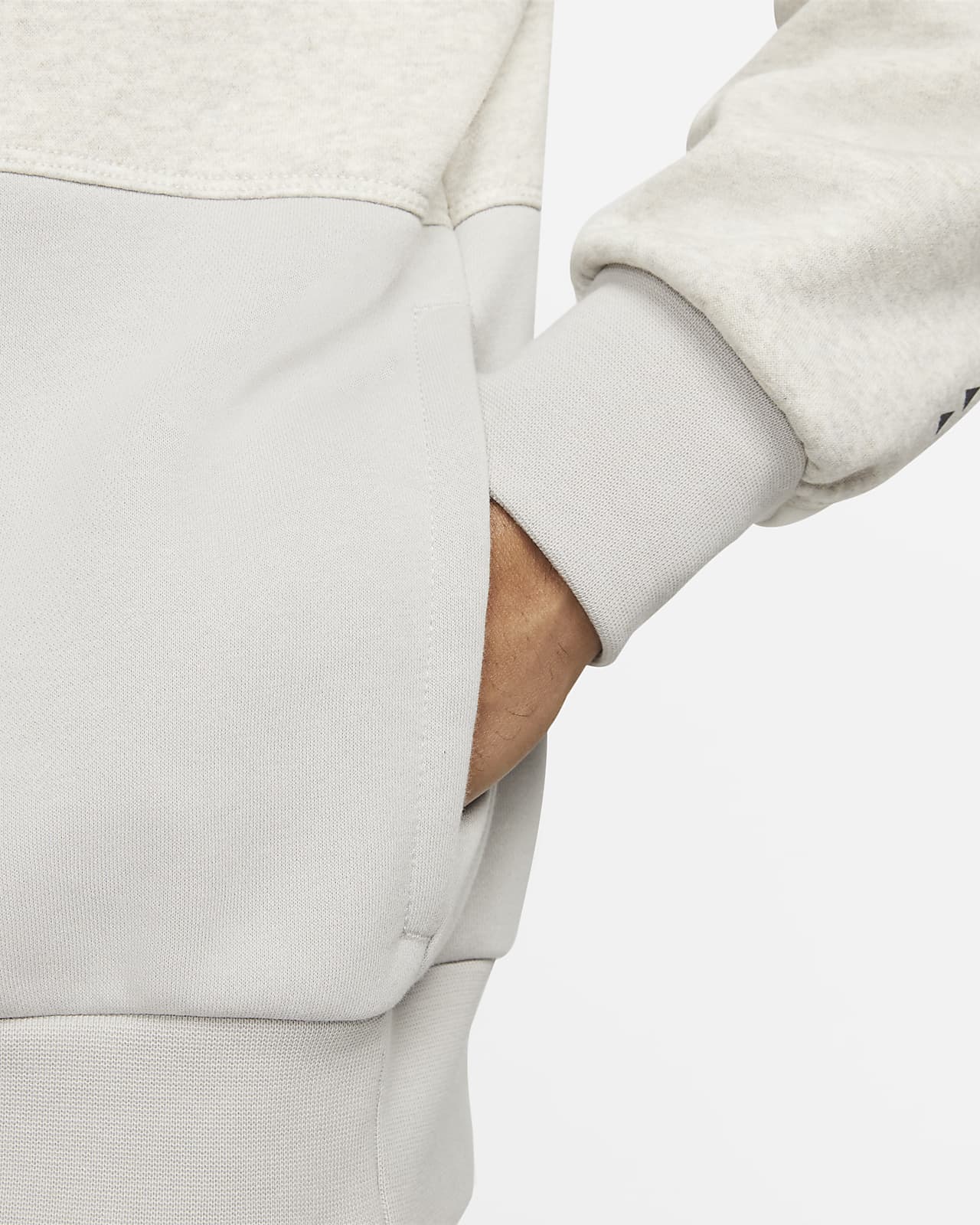 Nike Air Men's Brushed-Back Fleece Pullover Hoodie. Nike LU