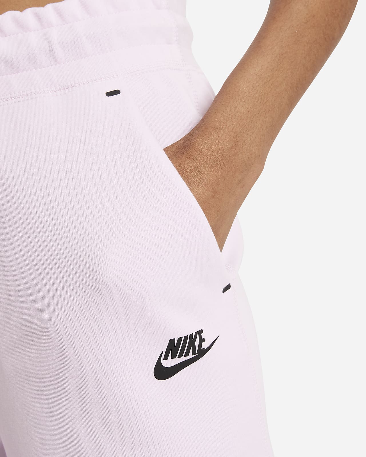 birch heather nike tech fleece
