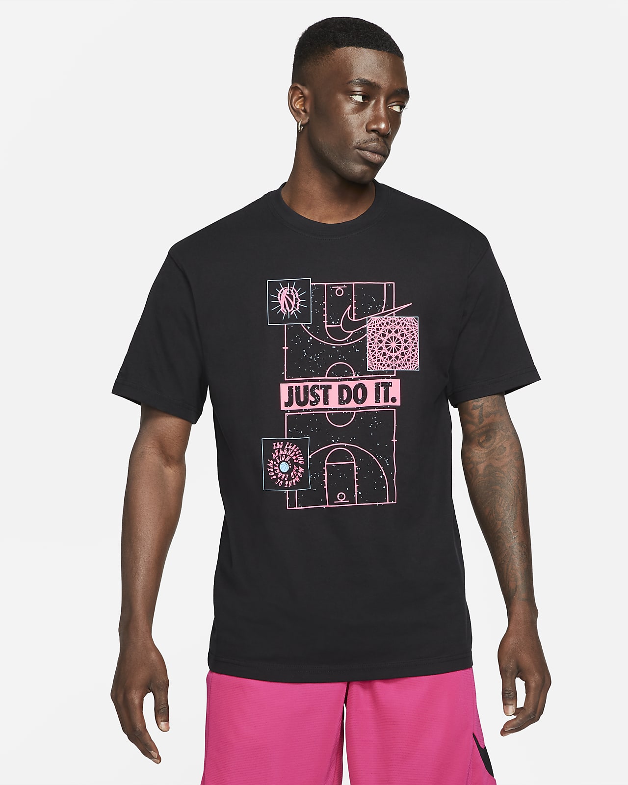 nike just do it black shirt