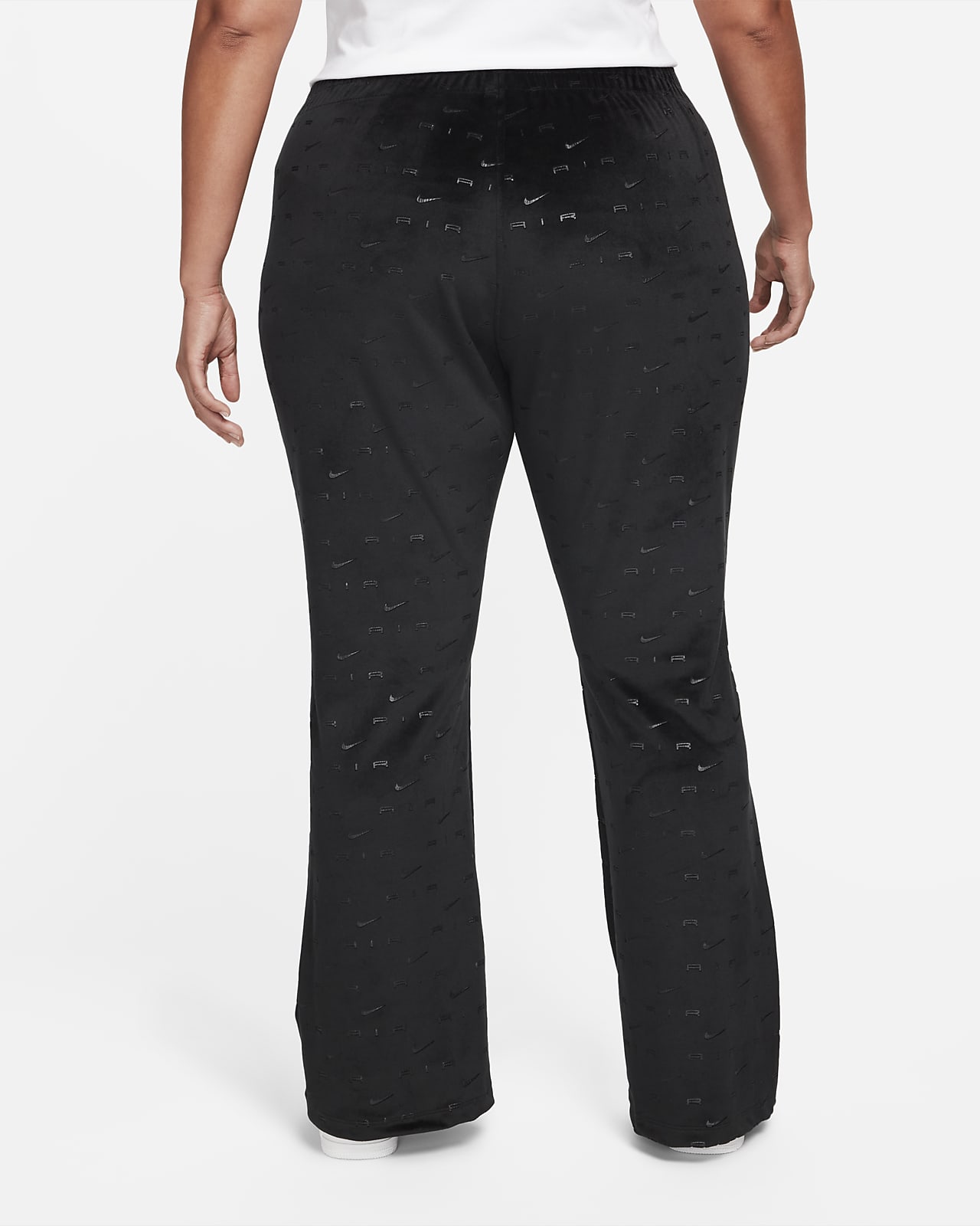 Pantaloni a vita media in velour Nike Air (Plus size) - Donna. Nike IT