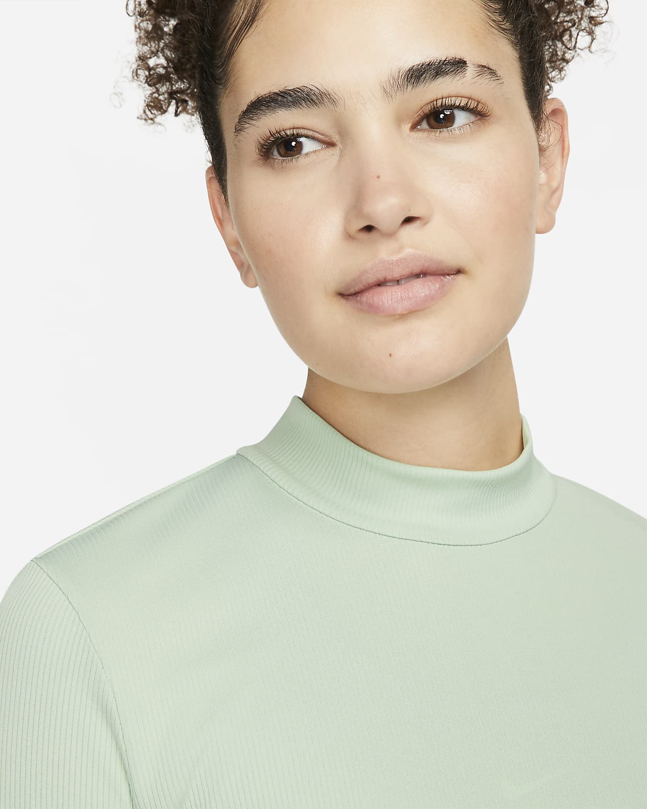 Maglia da golf con collo a lupetto Nike Dri-FIT UV Ace - Donna. Nike CH