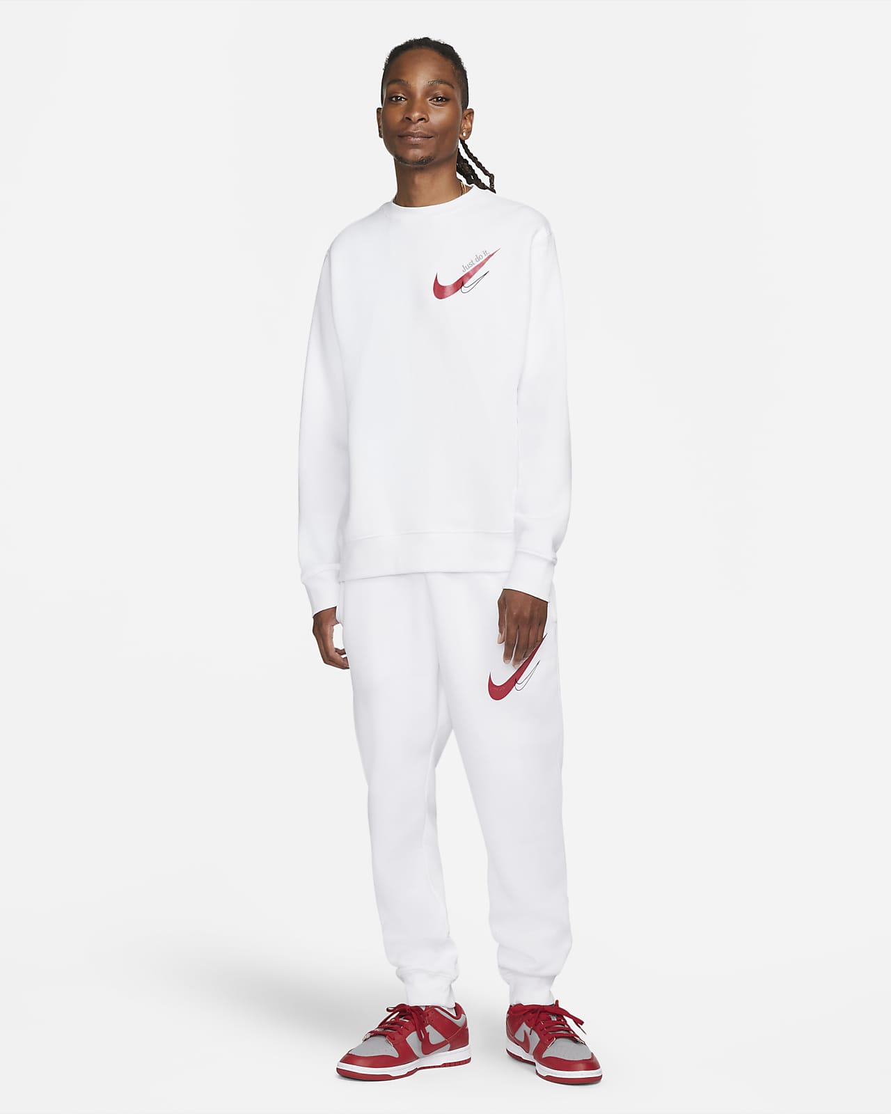 white jumper nike