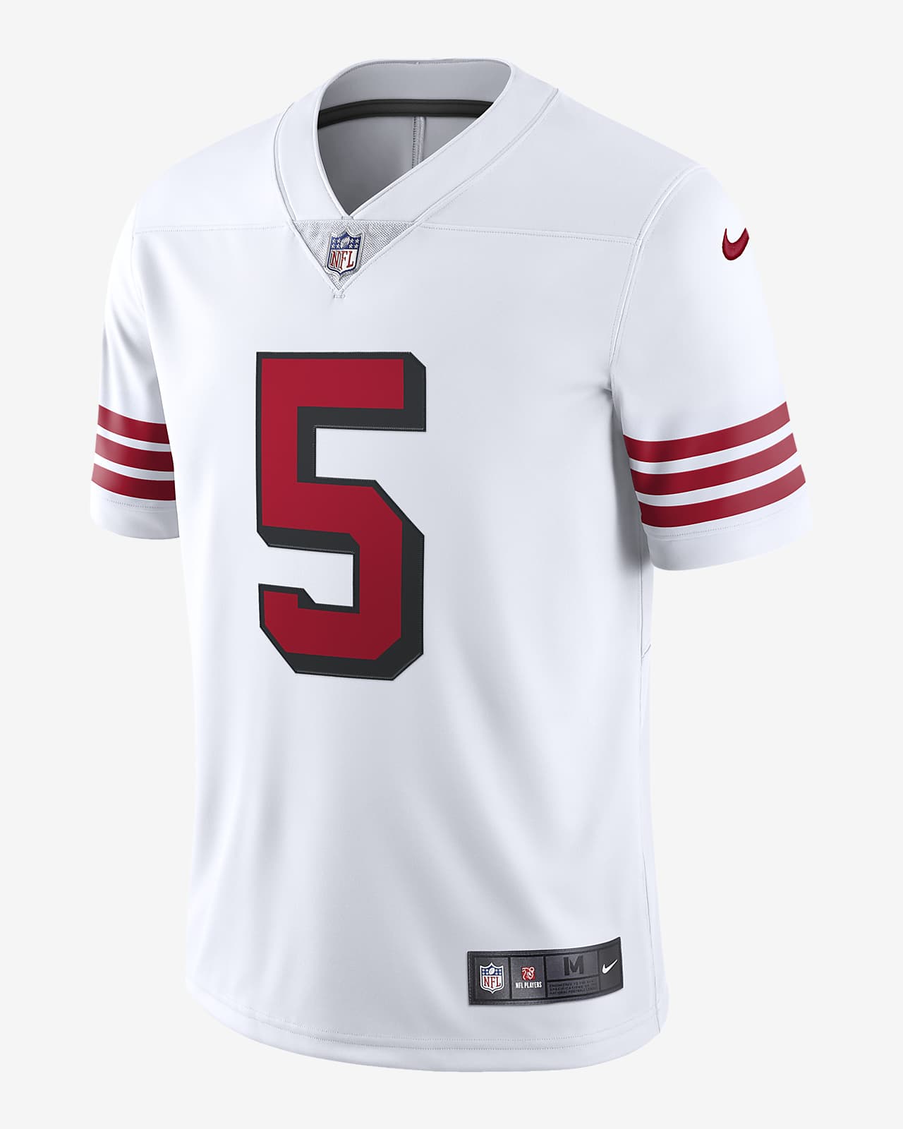 Jersey fútbol edición limitada para hombre NFL San Francisco Nike Vapor Untouchable (Trey Lance). Nike.com