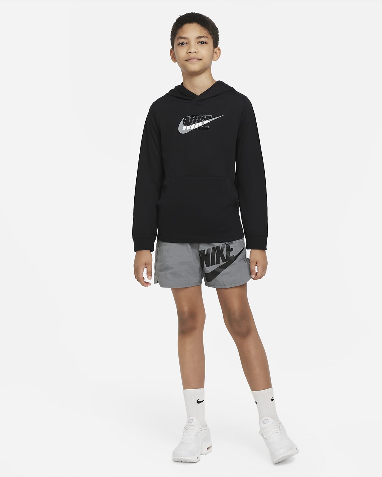 Nike Sportswear Big Kids' (Boys') Jersey Pullover Hoodie. Nike.com