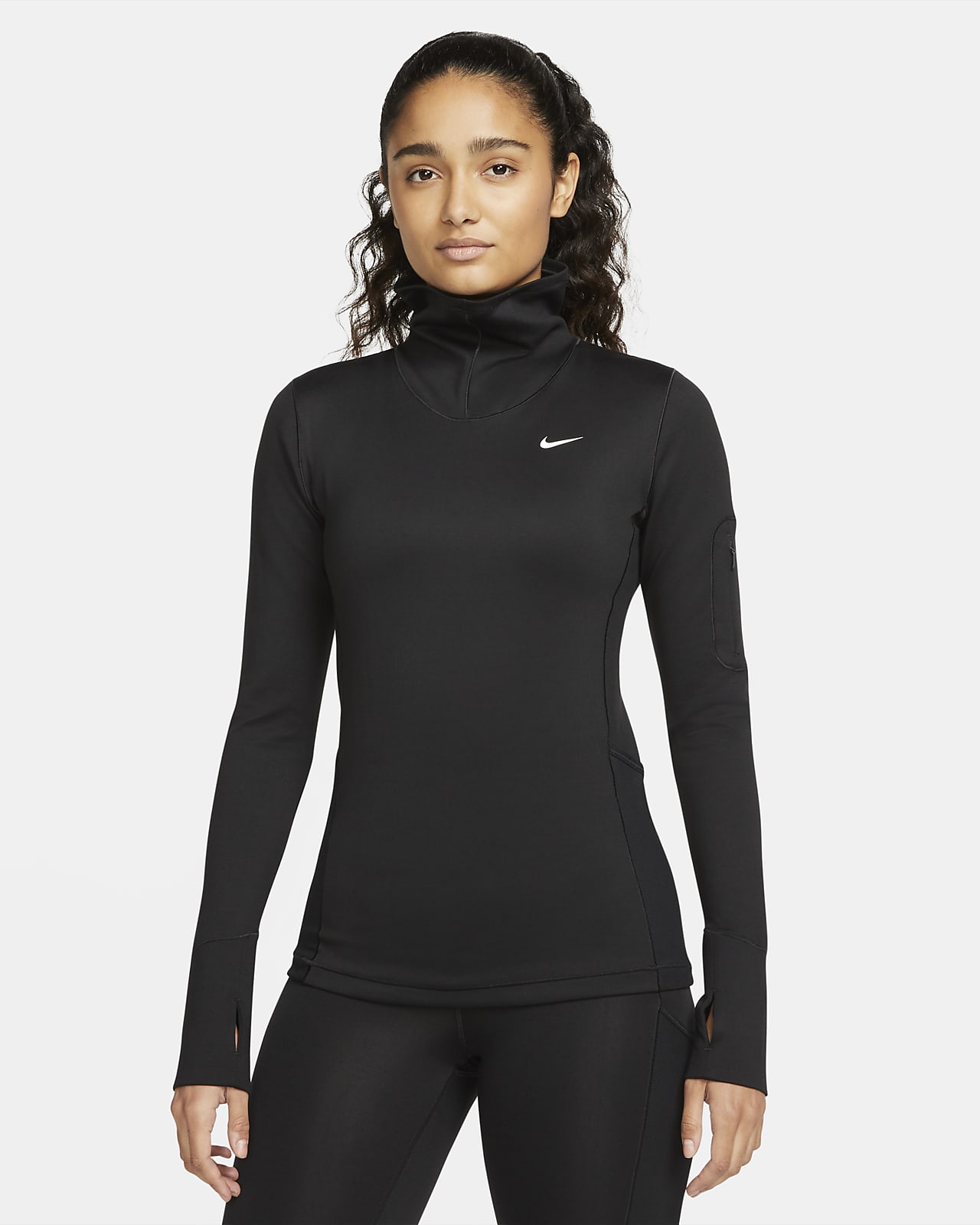 Prenda para la parte superior de manga larga para mujer Nike Pro Therma-FIT.  Nike.com