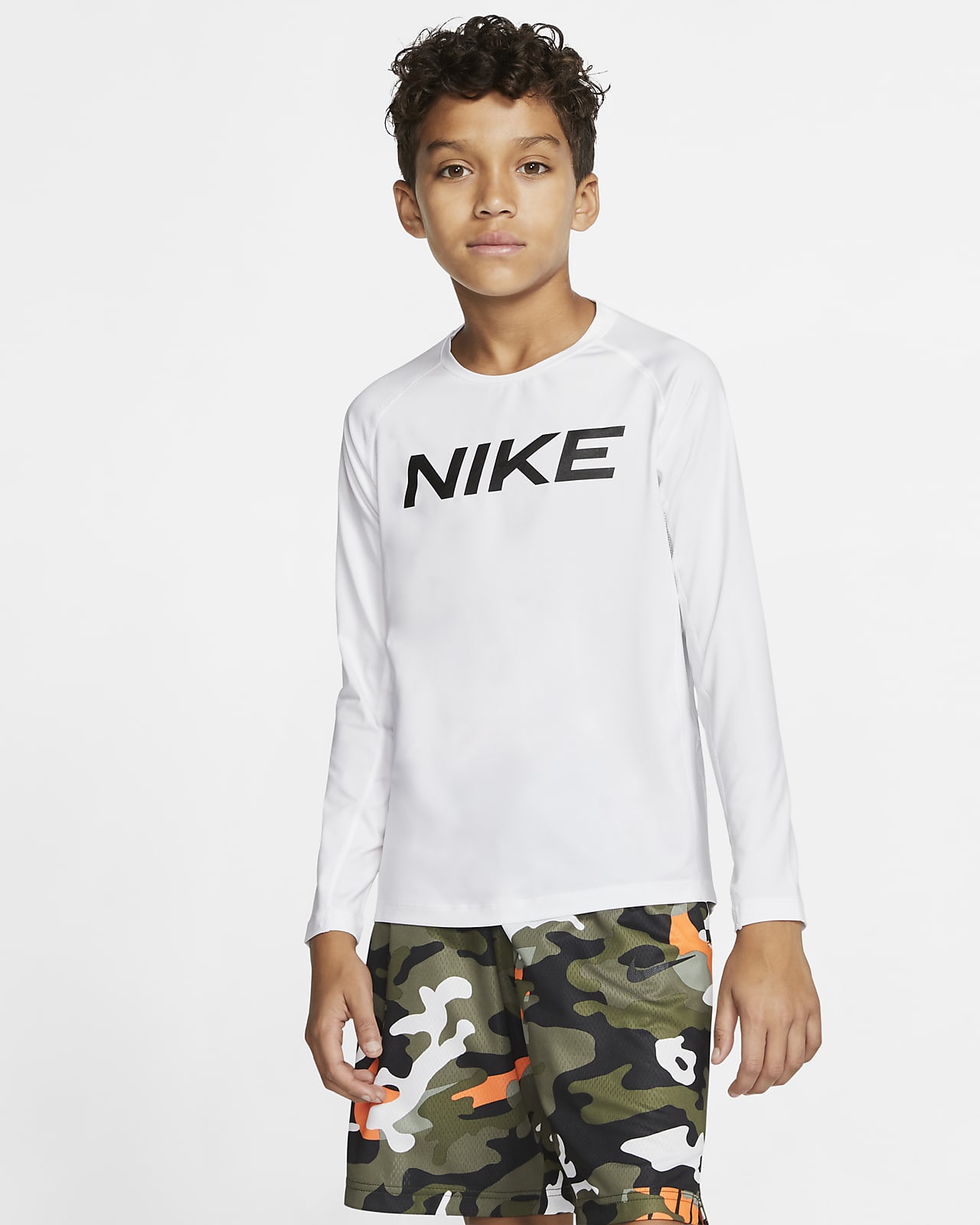 Nike Pro Big Kids' (Boys') Long-Sleeve Training Nike.com