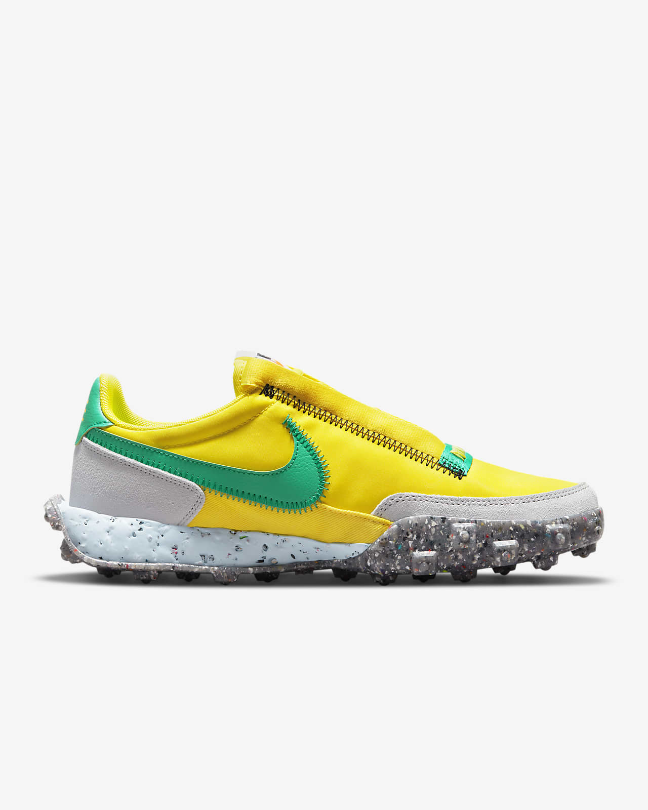 Zapatillas mujer Nike W Waffle Racer Crater Pale Ivory/ Black-Electric Green
