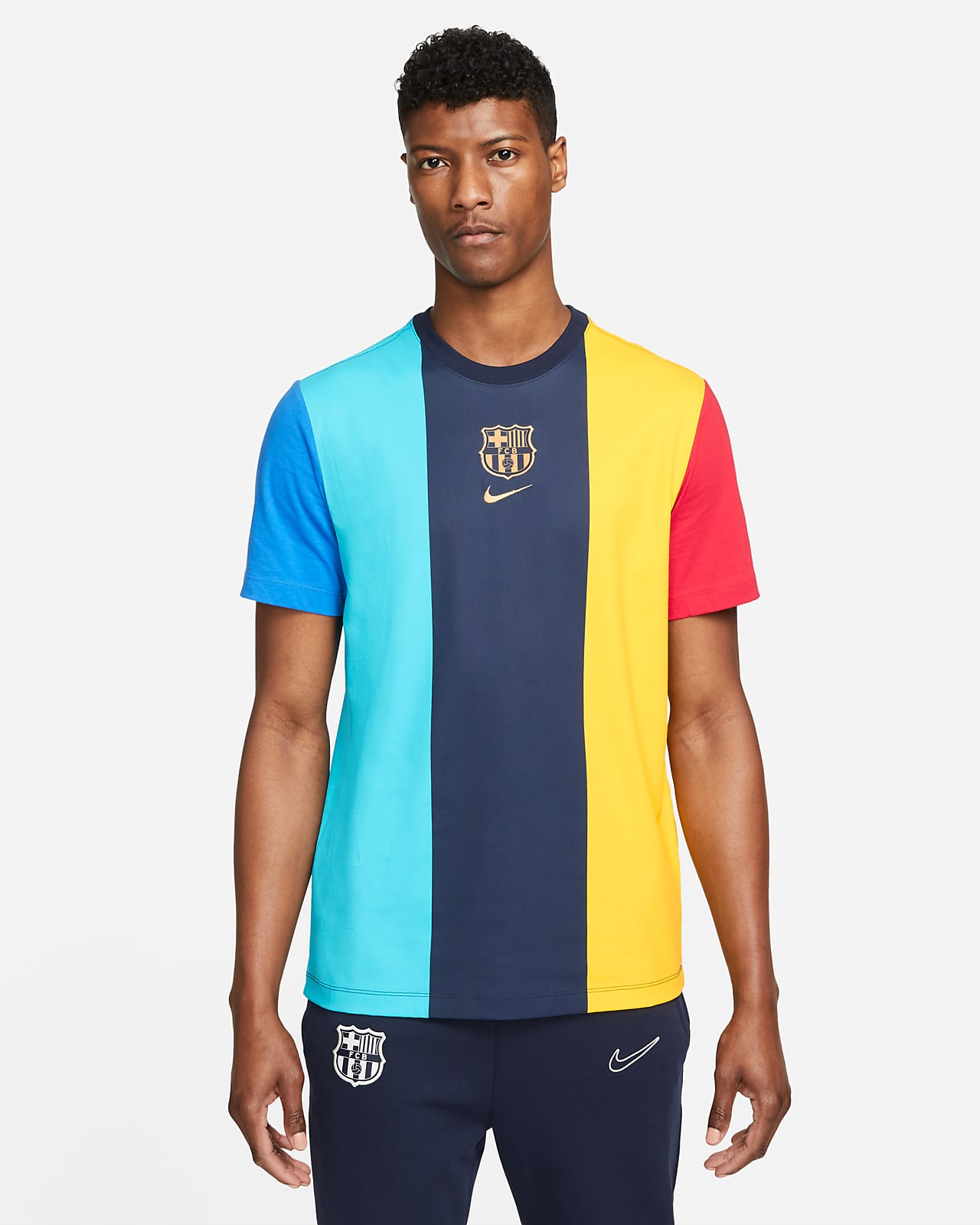 collide silhouette jewelry FC Barcelona Away Men's Soccer T-Shirt. Nike.com